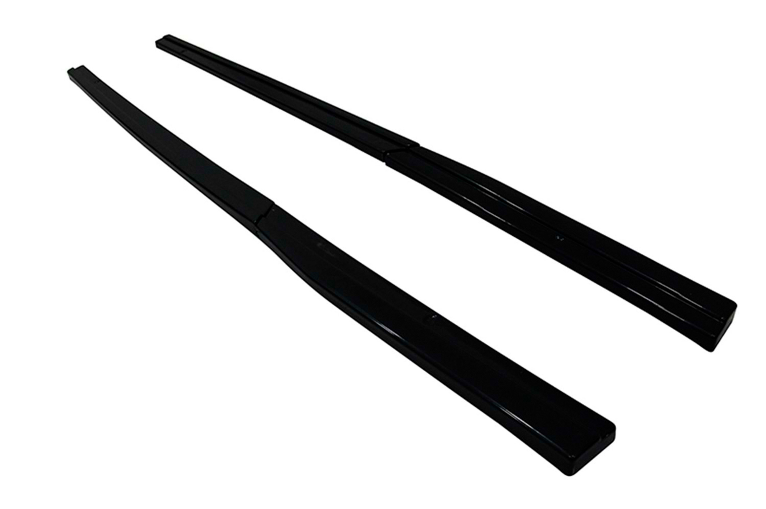 Бокові пороги V-4 (чорний глянець) 3