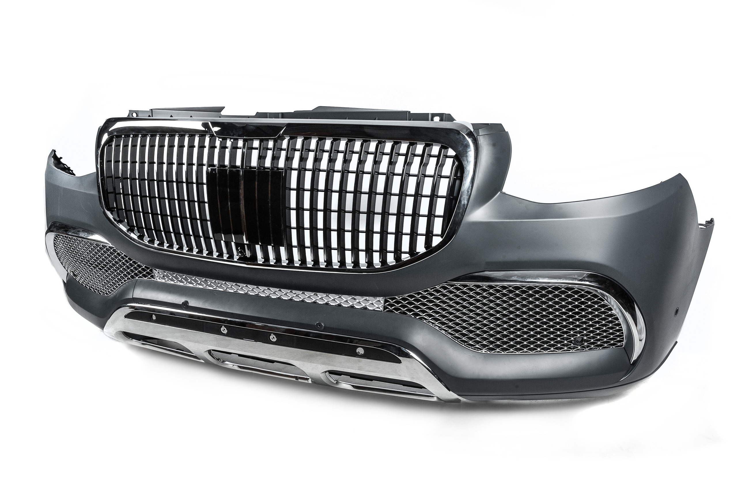 Передній бампер з решіткою (Maybach) 6