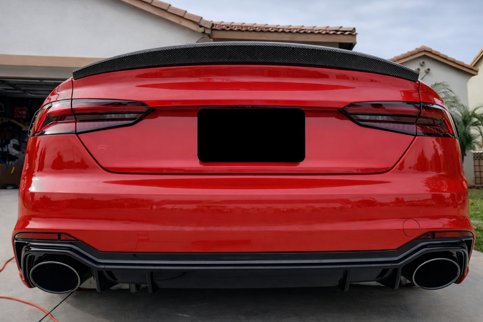 Спойлер V6 (для Sportback, Карбон) 2