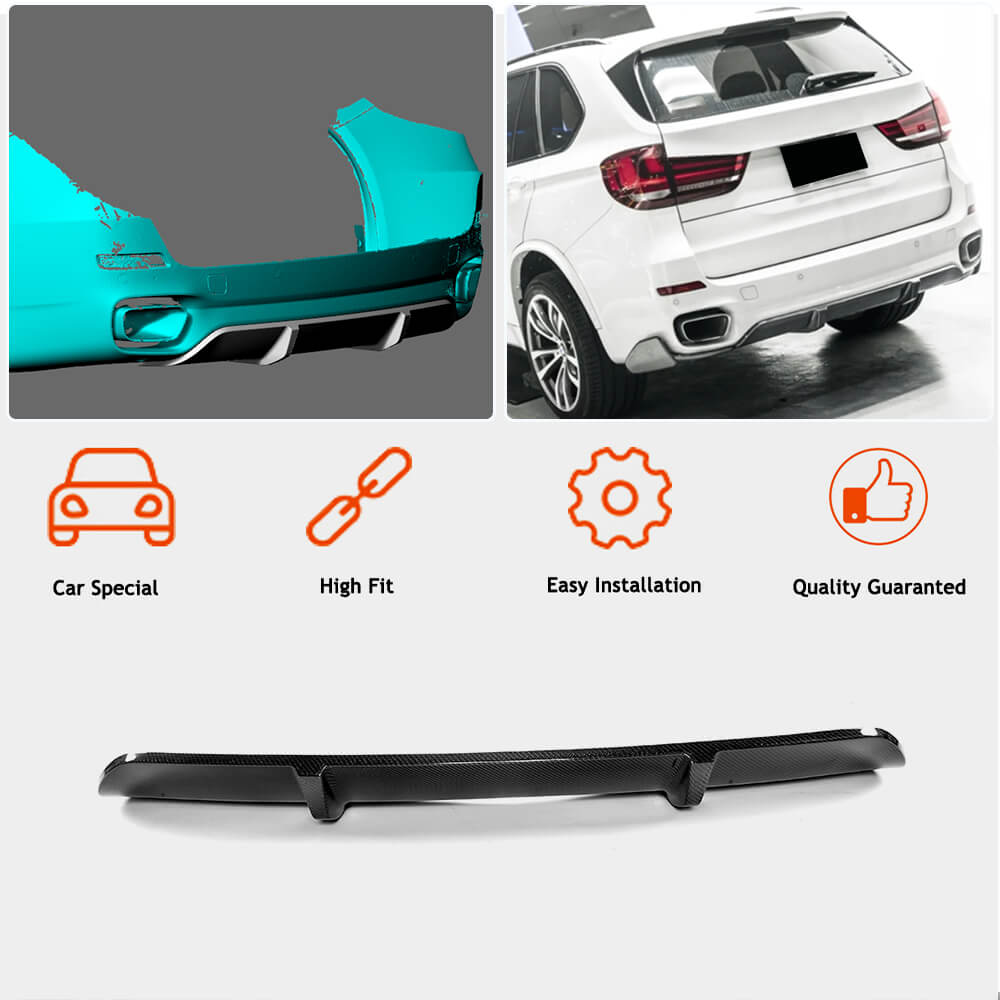 Дифузор заднього бампера V2 (для M-Sport, Карбон) 3