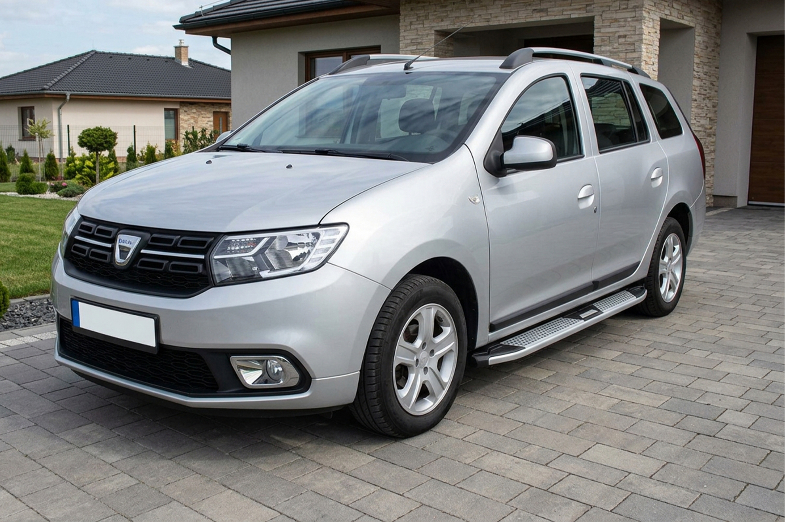 Бокові пороги Mevsim Grey (2 шт., Алюміній)