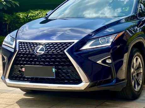 Бампер комплектний з решіткою у стилі 2020+ для Lexus RX 2015-2019 3