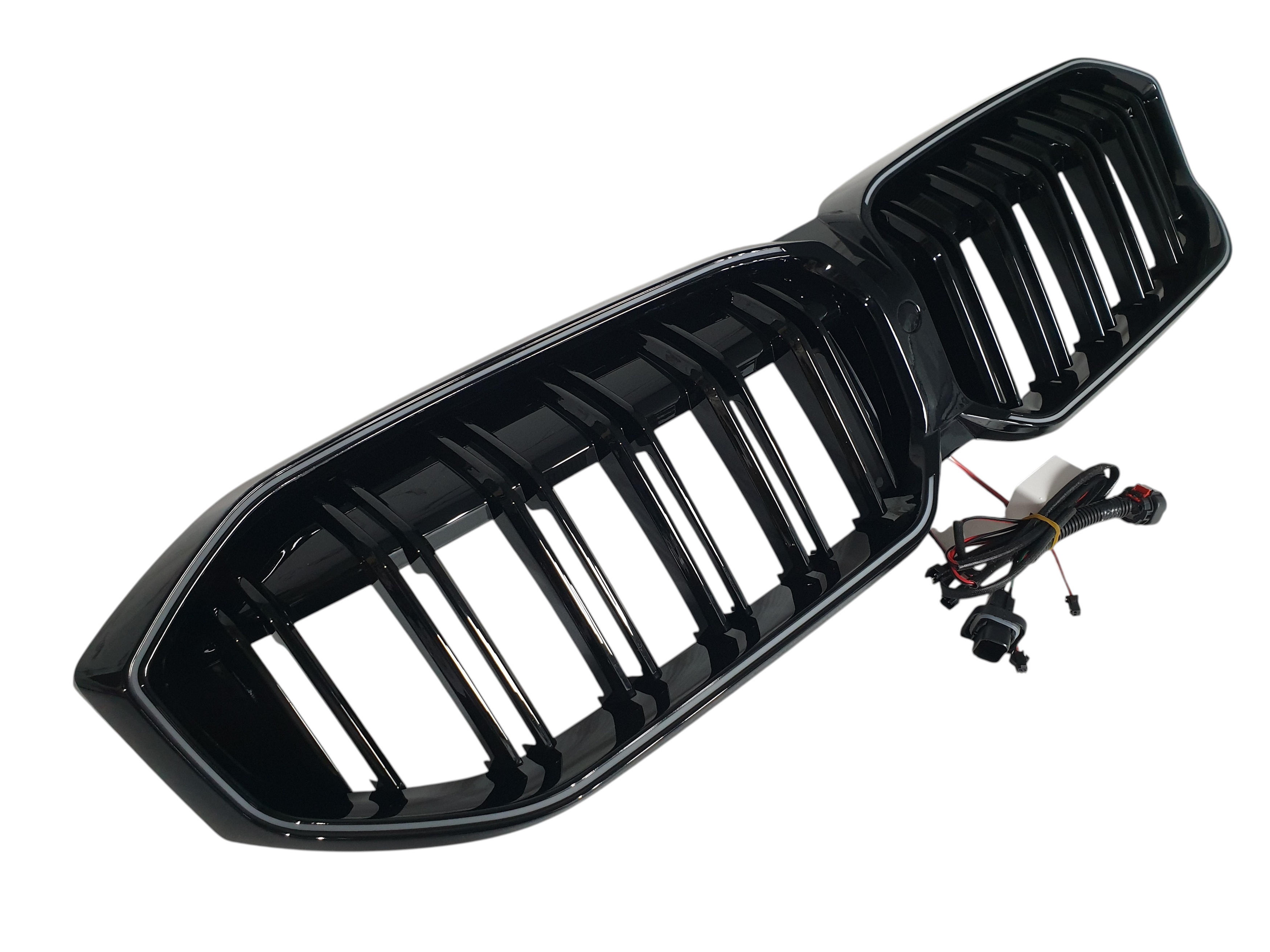 Ніздрі Чорний глянець LED (Iconic Glow) 2bar на BMW 3 Series G20 / G21 2022-2024 року 5