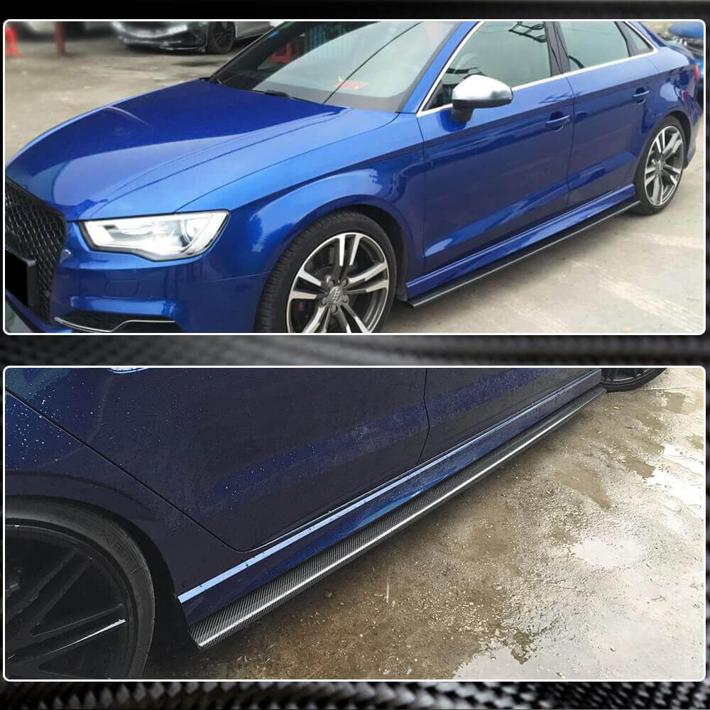 Бокові пороги V3 (для S-Line Sedan, Карбон) 4