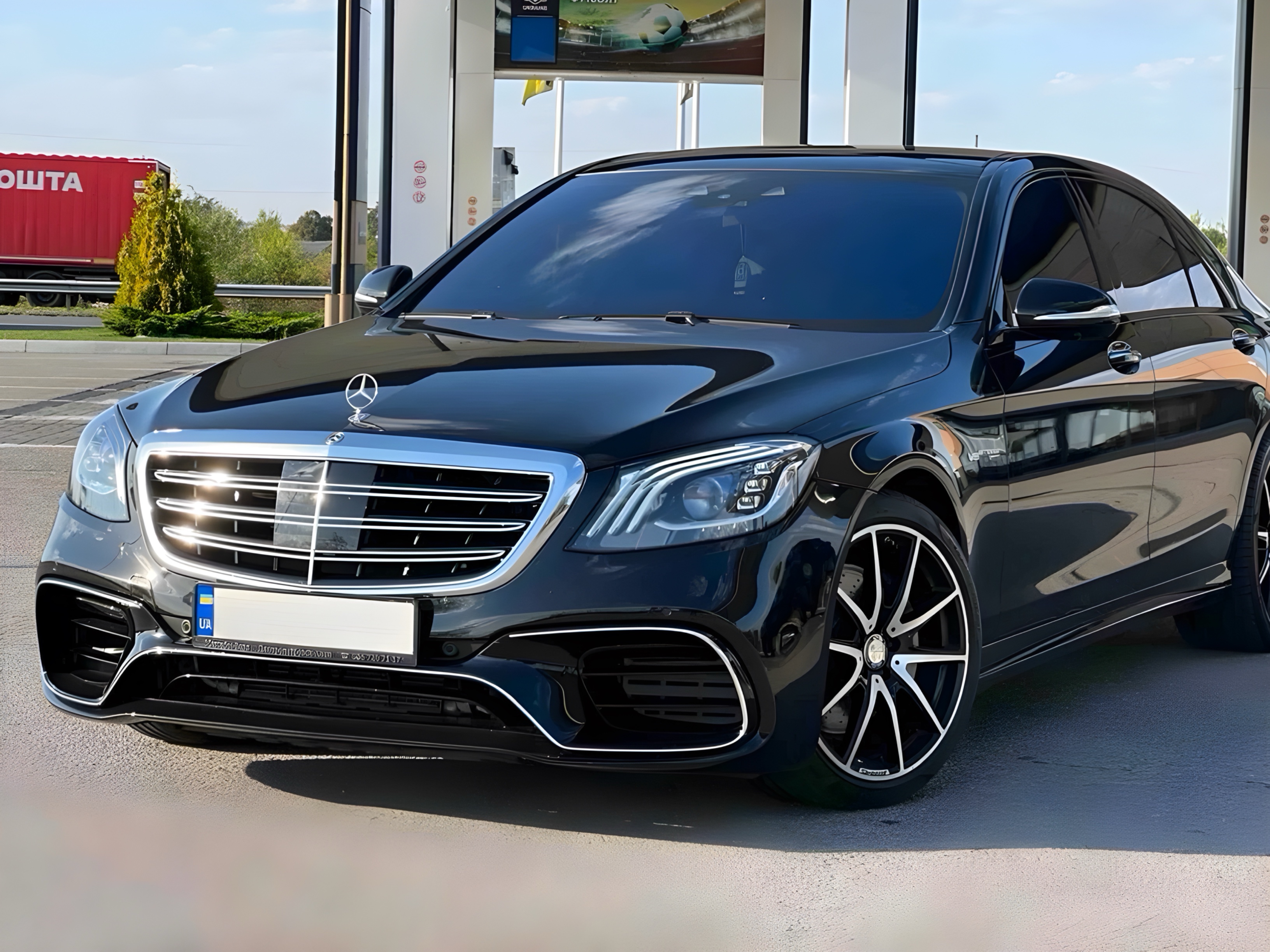 Комплект рестайлінгу AMG S63 2018+ для Mercedes S Class W222 2013-2017 4