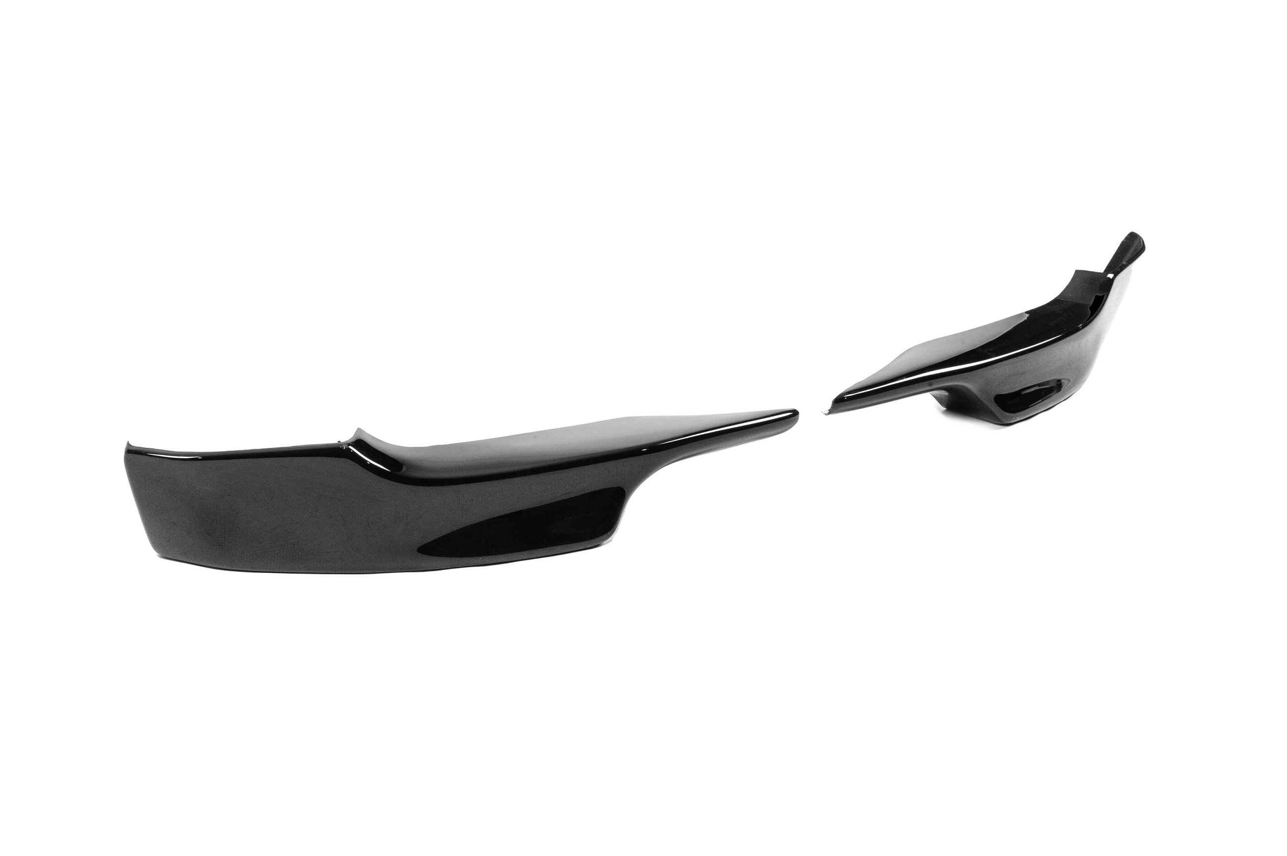 Передня Lip накладка (для M-Sport 2006-2010, чорний глянець) 4