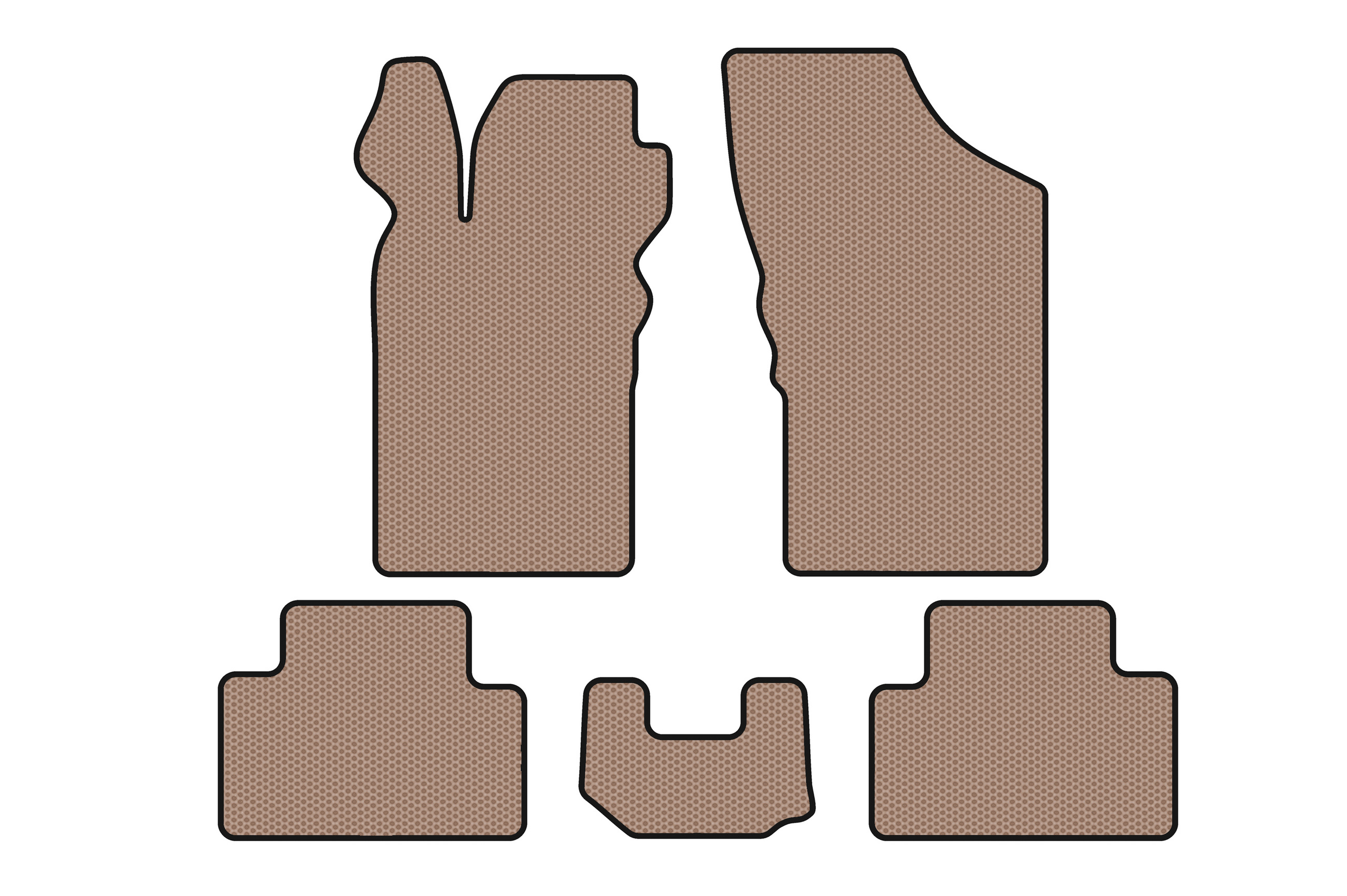 Гумові килимки Carsuit (Бежевий)