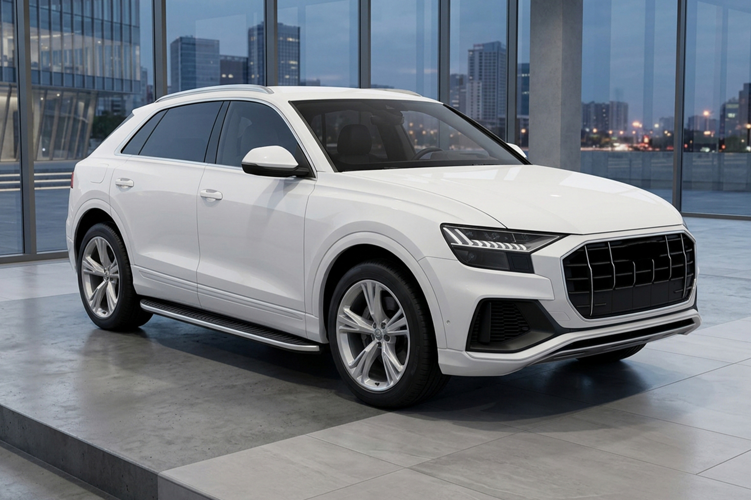 Бокові пороги Tayga Grey (2 шт., Алюміній)