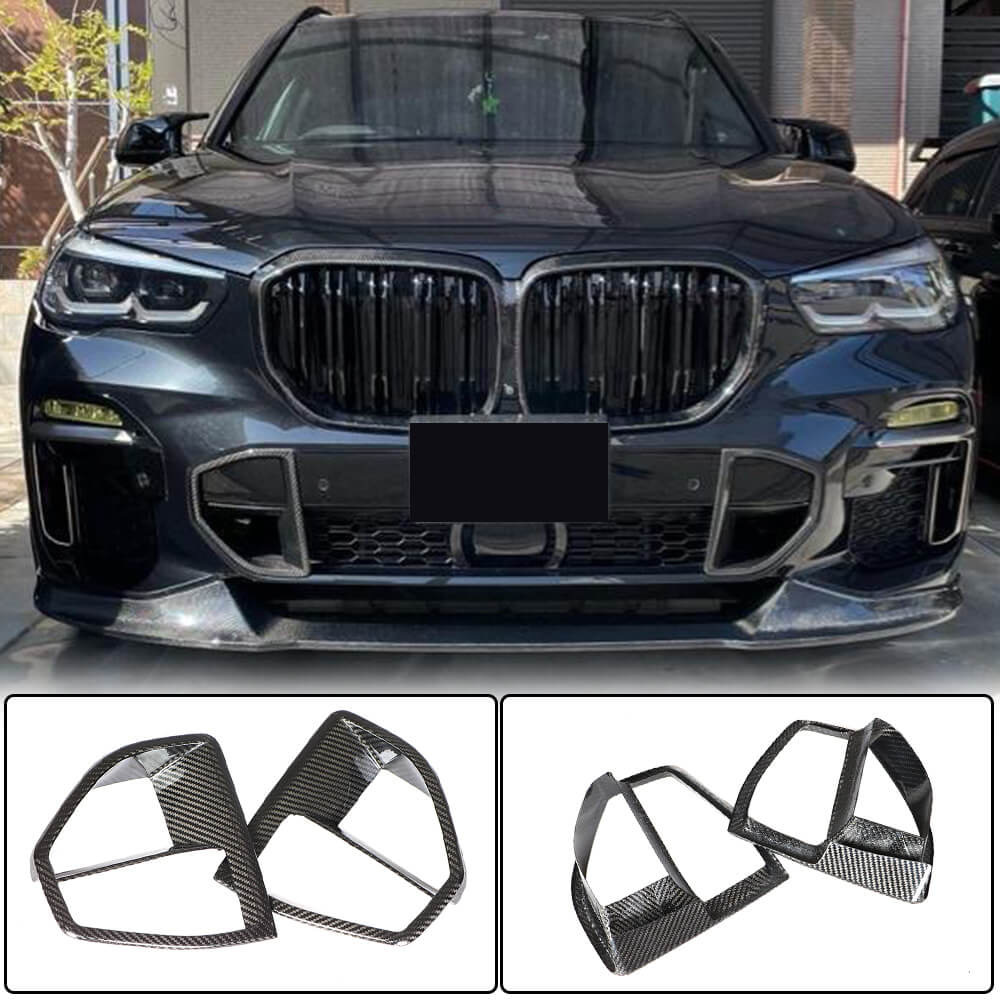 Карбонові вставки в передній бампер (для M-Sport, 2019-2022) 3