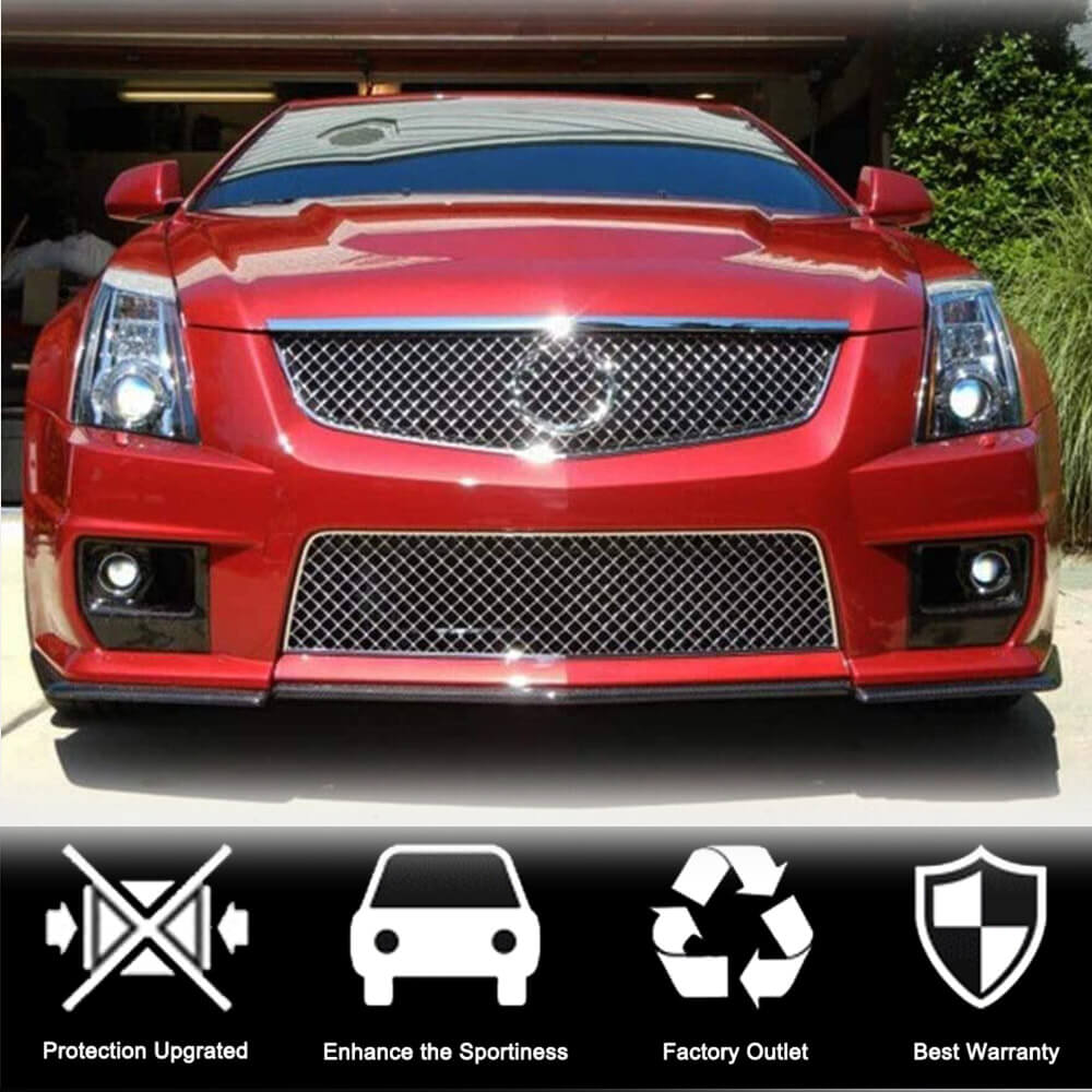 Накладки на передній бампер Flap (для CTS V Coupe, Карбон) 2