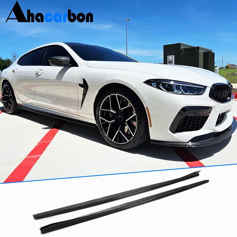 Накладки на пороги V1 (для G16 M-Sport/F93 M8, Карбон)