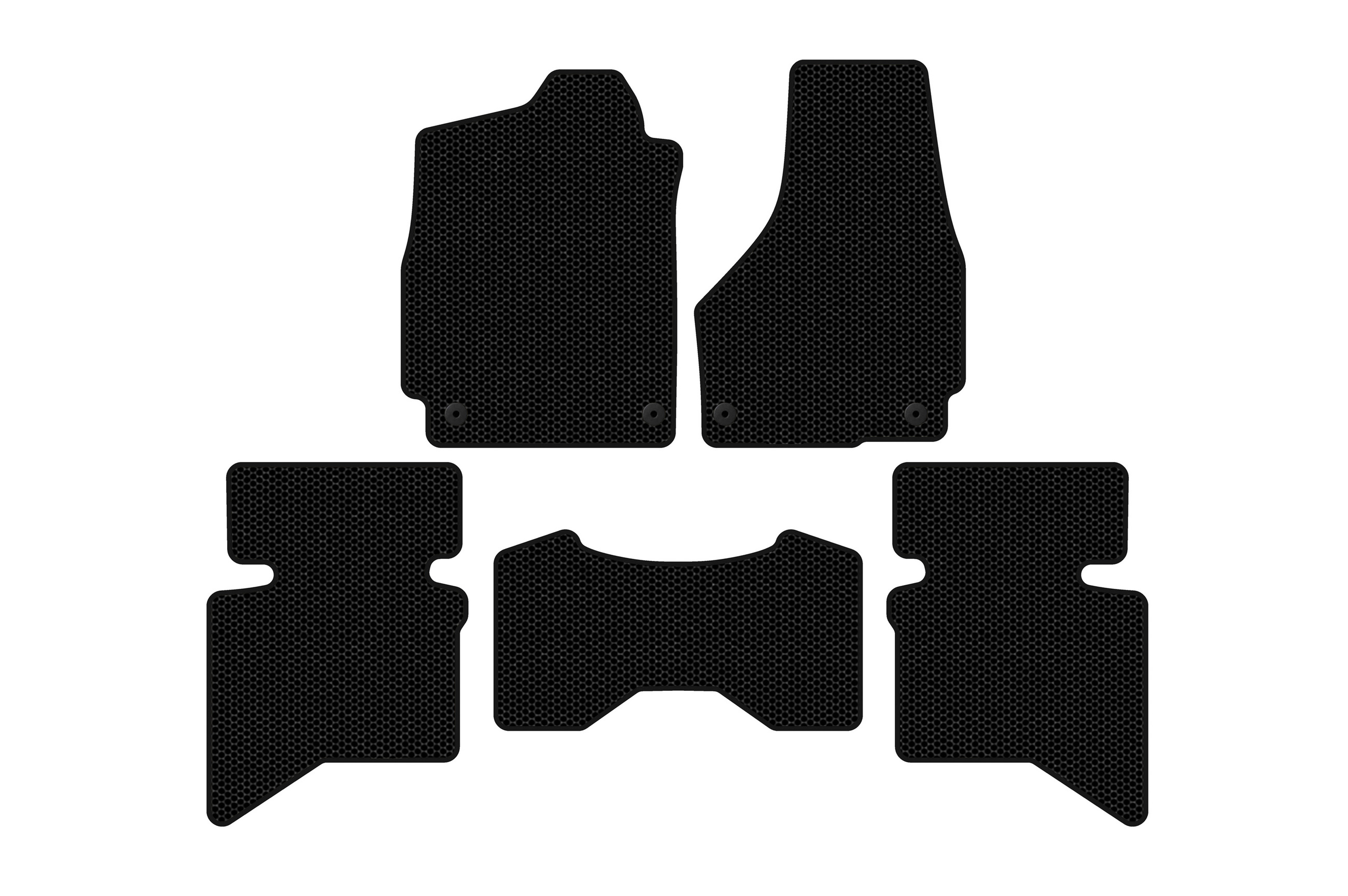 Гумові килимки Carsuit (2009+, 5-ти місний/Чотиримісна кабіна, чорні)