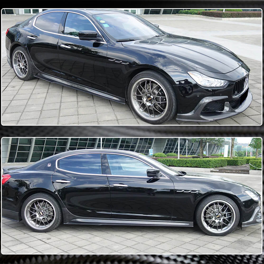 Бокові пороги V3 (для Base/S/S Q4/Diesel/250 Diesel, Карбон) 4