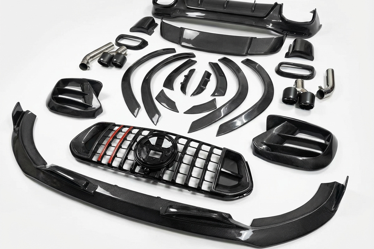 Комплект обвісів BRB Carbon (для GLE63 2018-2026) 2