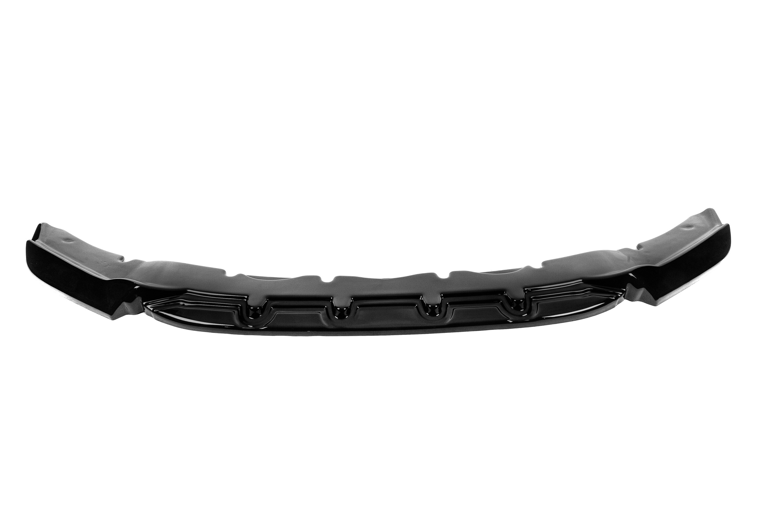 Передня Lip накладка V-2 (Для X5M F85, чорний глянець) 2