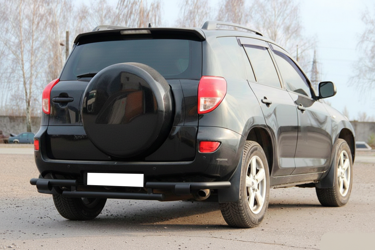 Задній захист AK005-2 Black (2 шт., нерж)