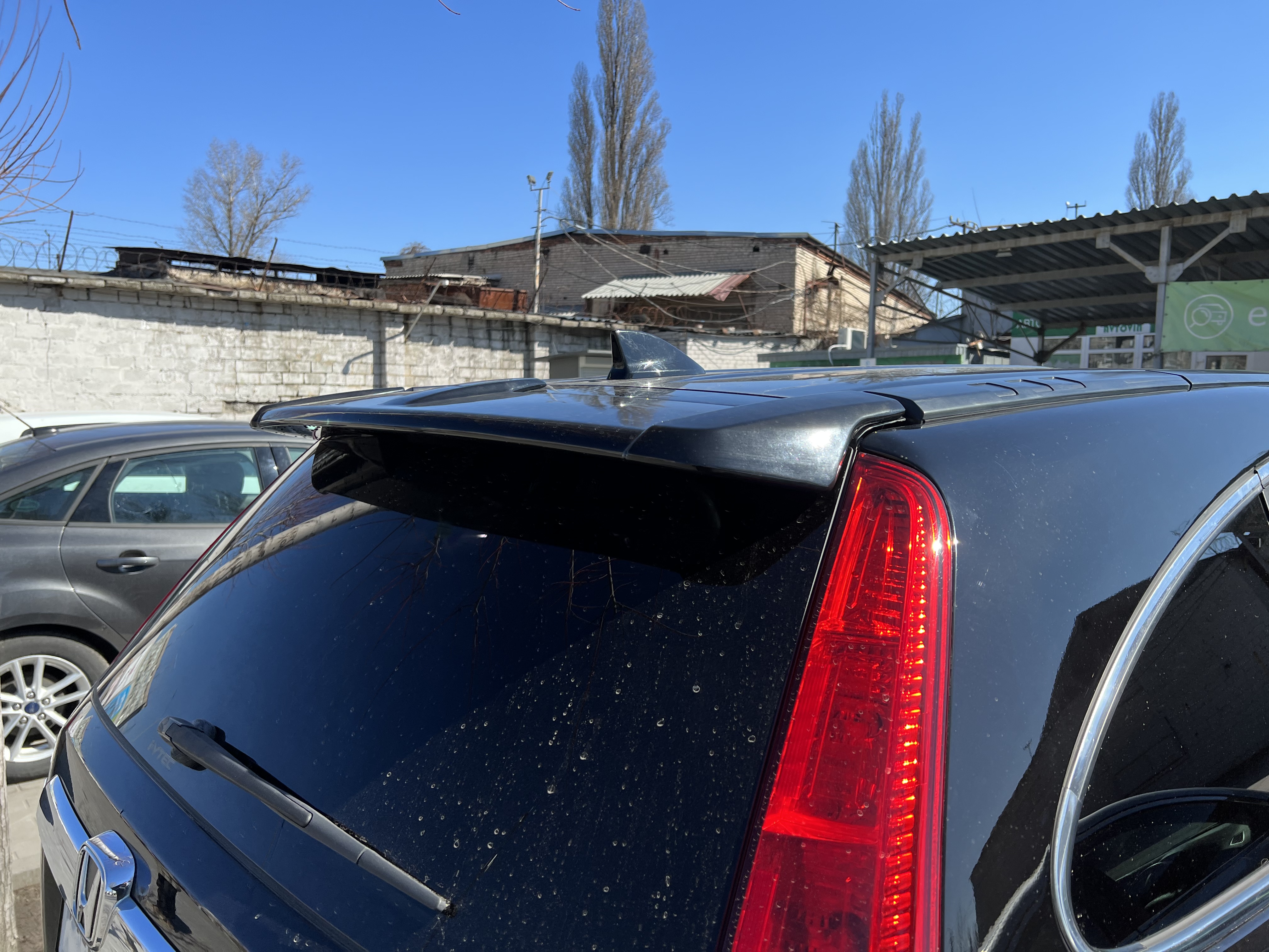 Спойлер козирок Honda CRV 2006-2012 ABS пластик під фарбування 6