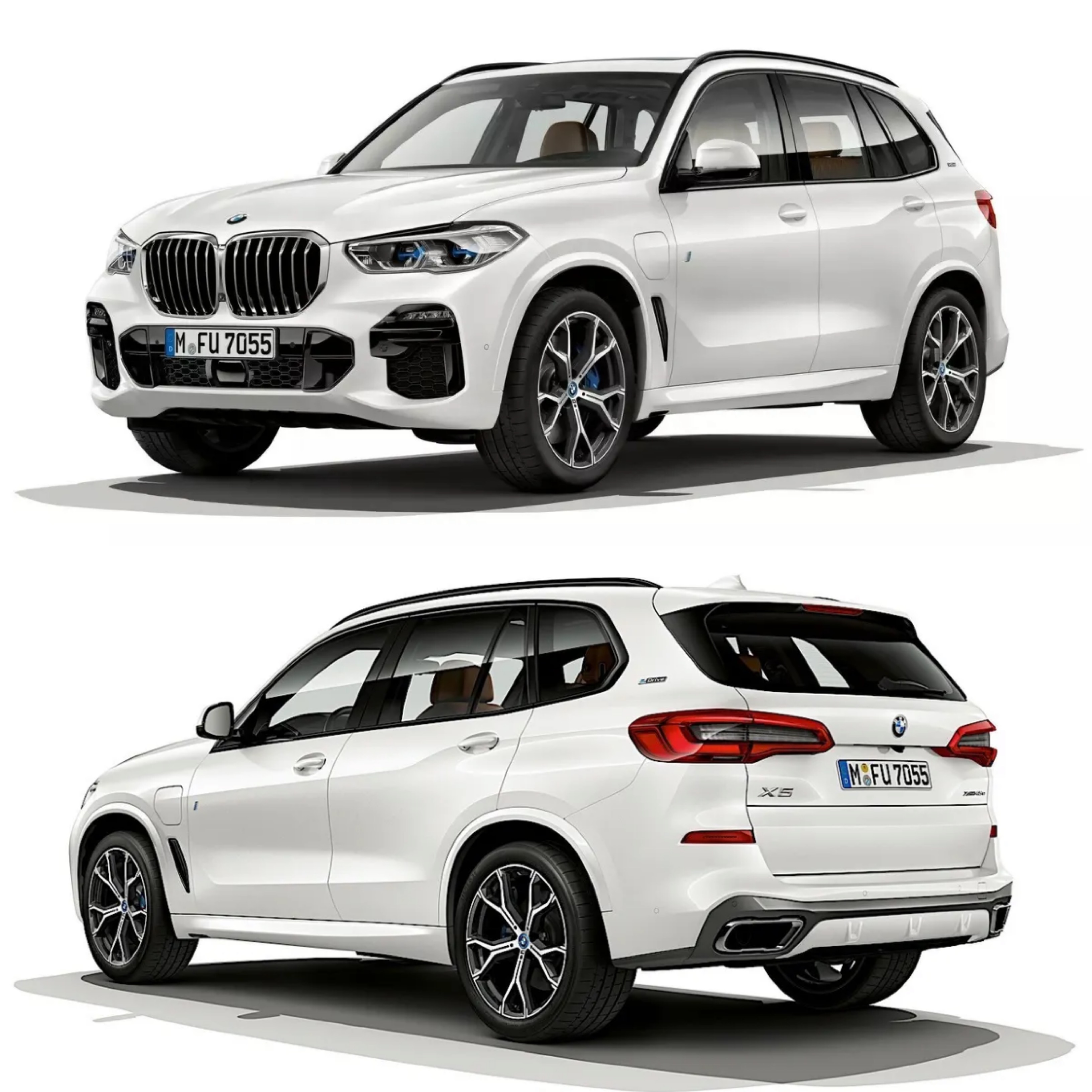 Бризковики BMW X5 G05 2019+ М пакет, комплект 4шт. 2