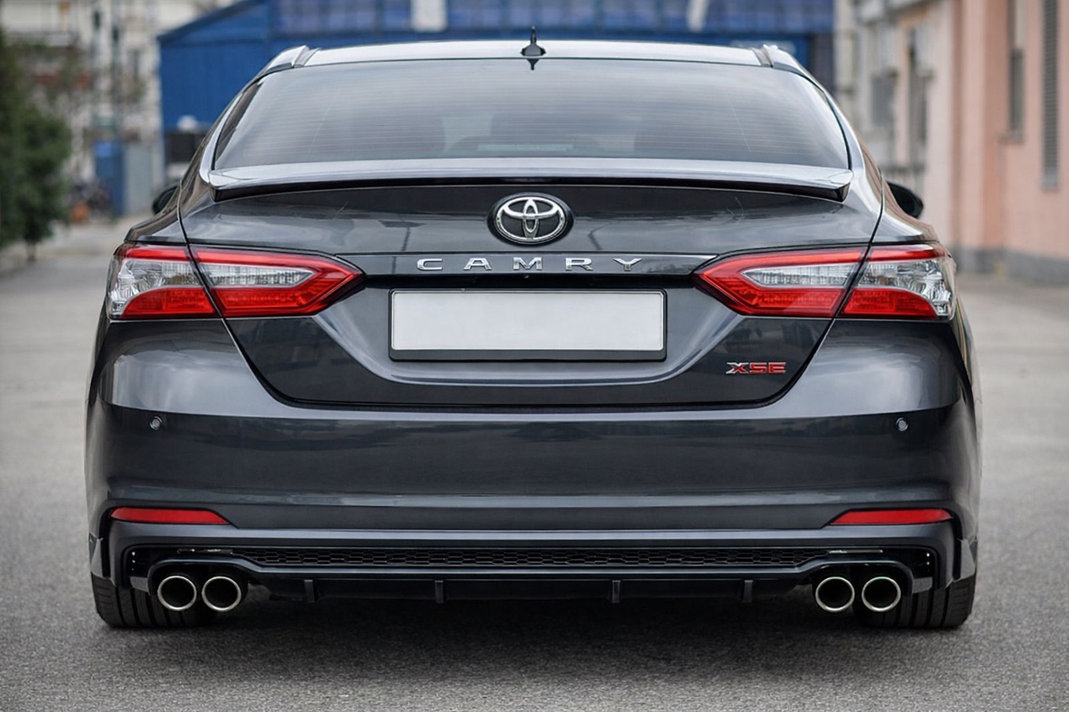 Задній бампер Lexus LS style в зібраному вигляді