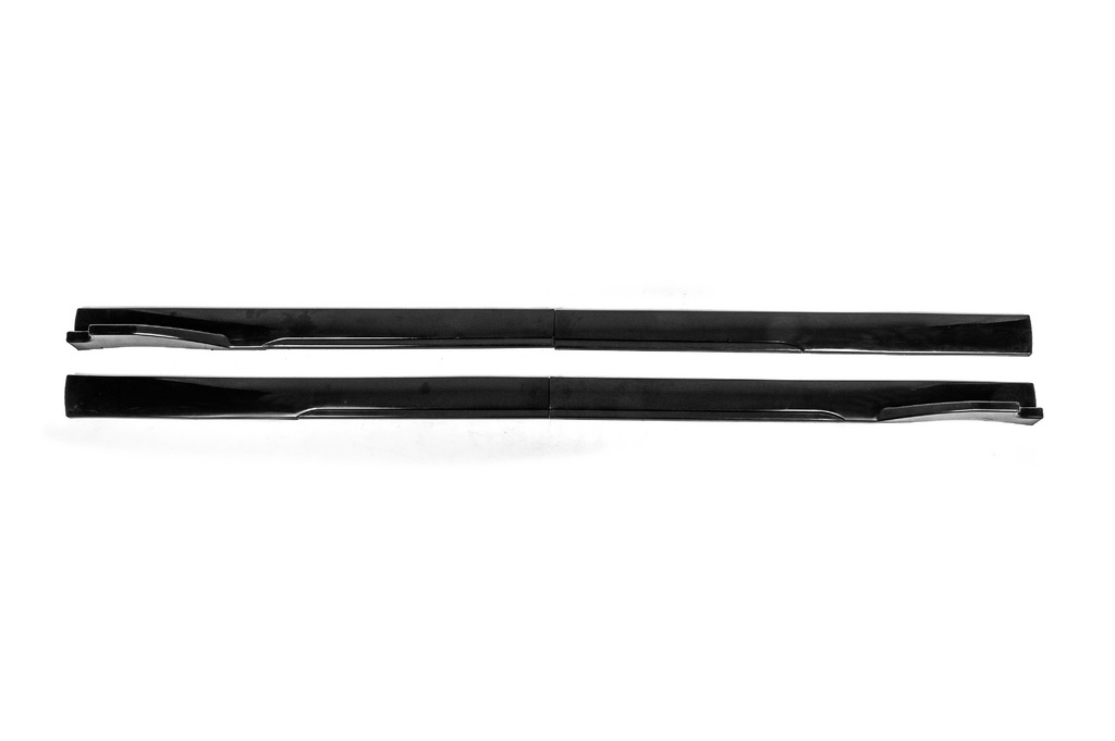 Універсальні накладки на бокові пороги Niken Black (ABS) (4шт) 3