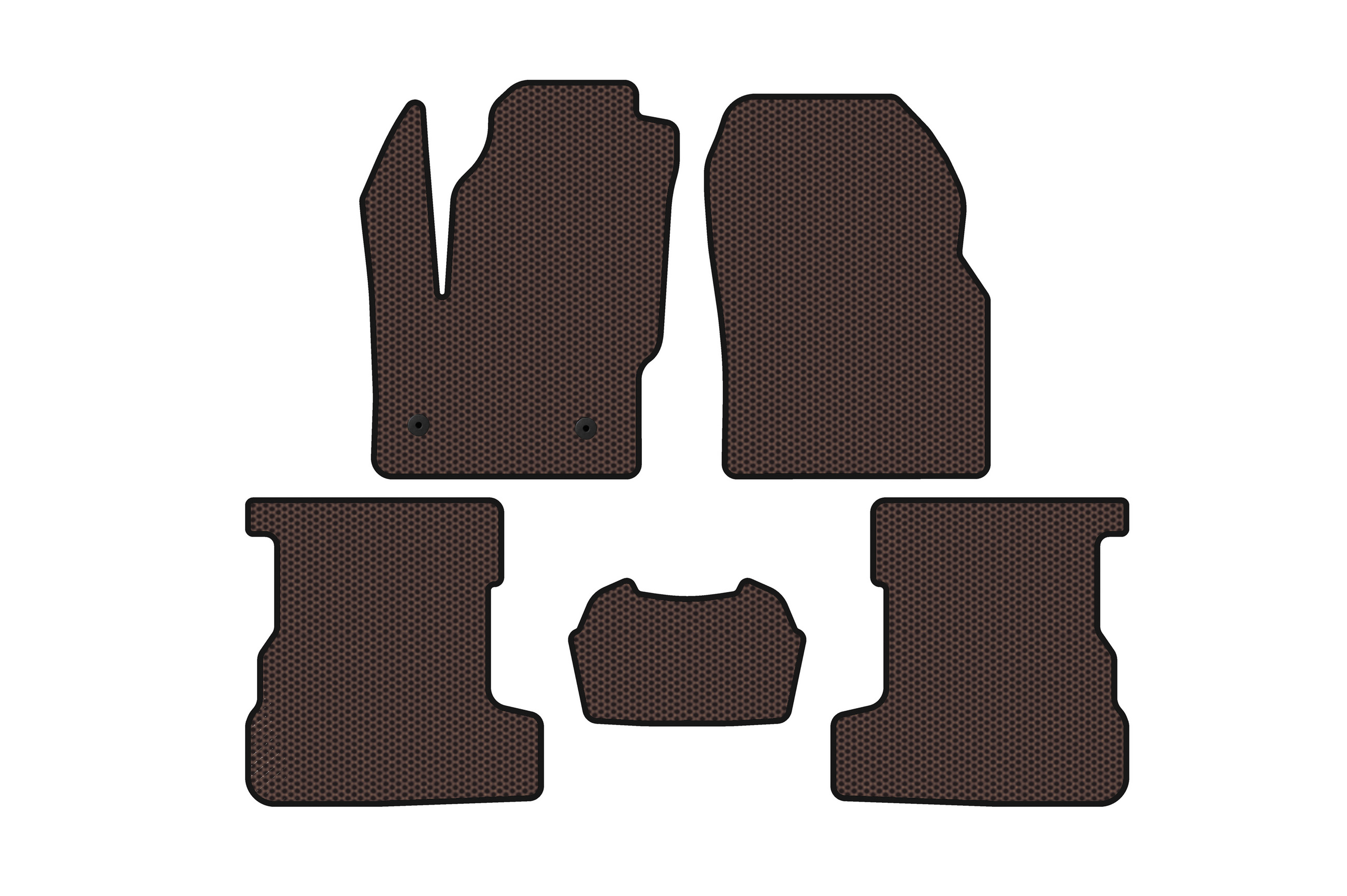 Гумові килимки Carsuit (Коричневий)