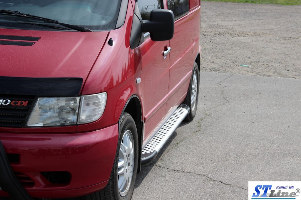 Бокові пороги Allmond Grey (2 шт., алюм.) 3