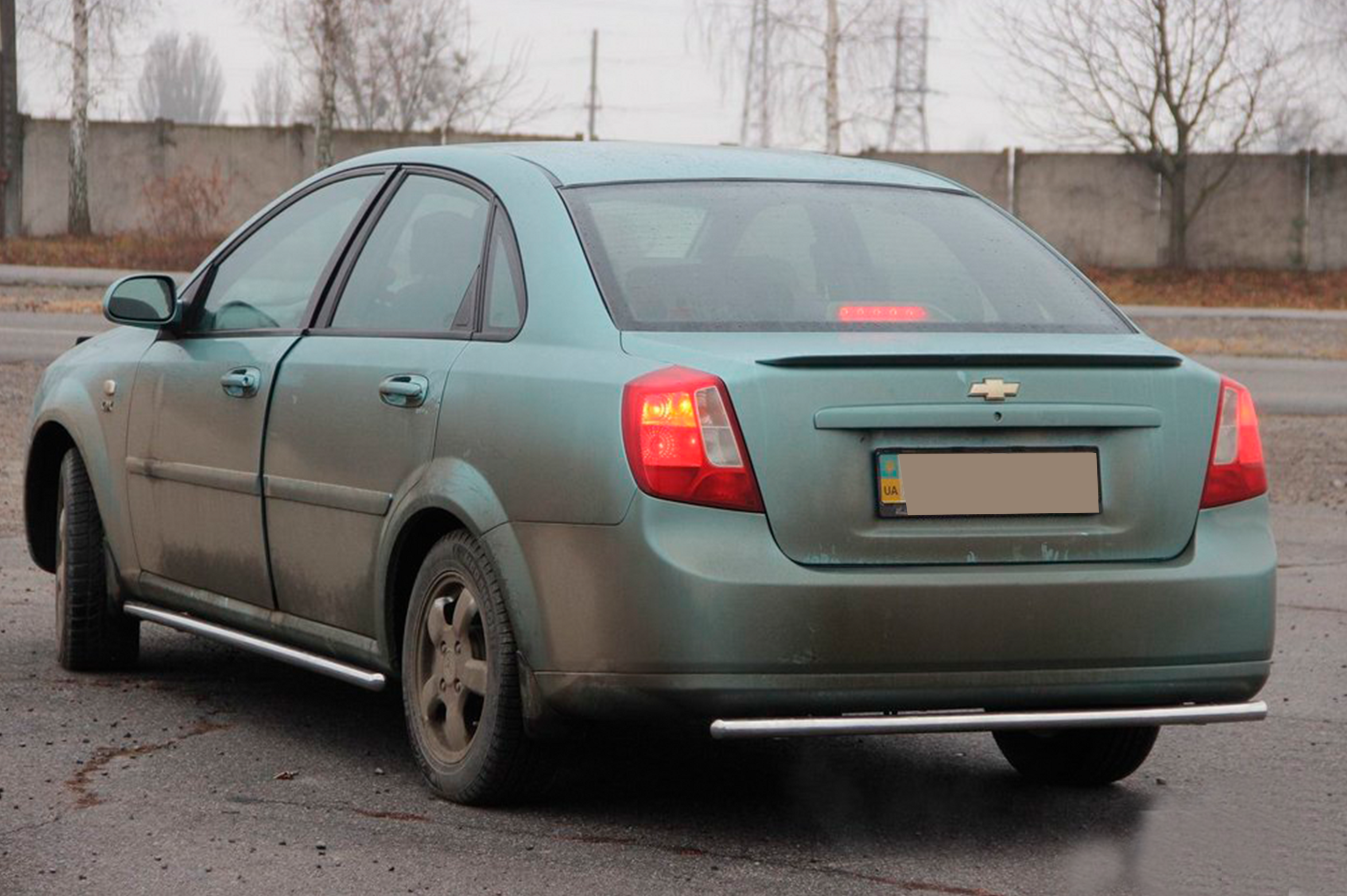 Задній захист AK002 (42мм, нерж.) 2