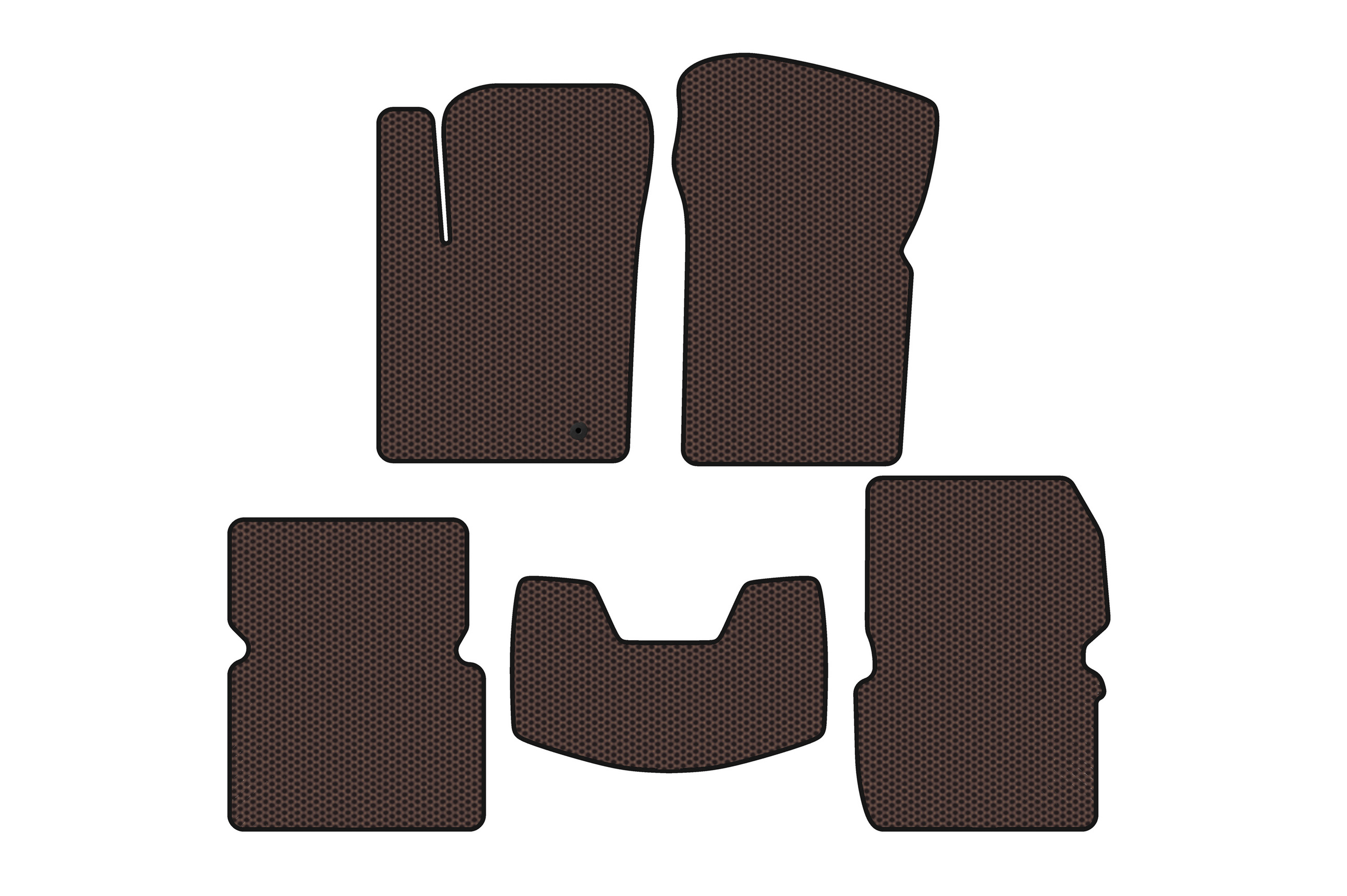 Гумові килимки Carsuit (Коричневий)