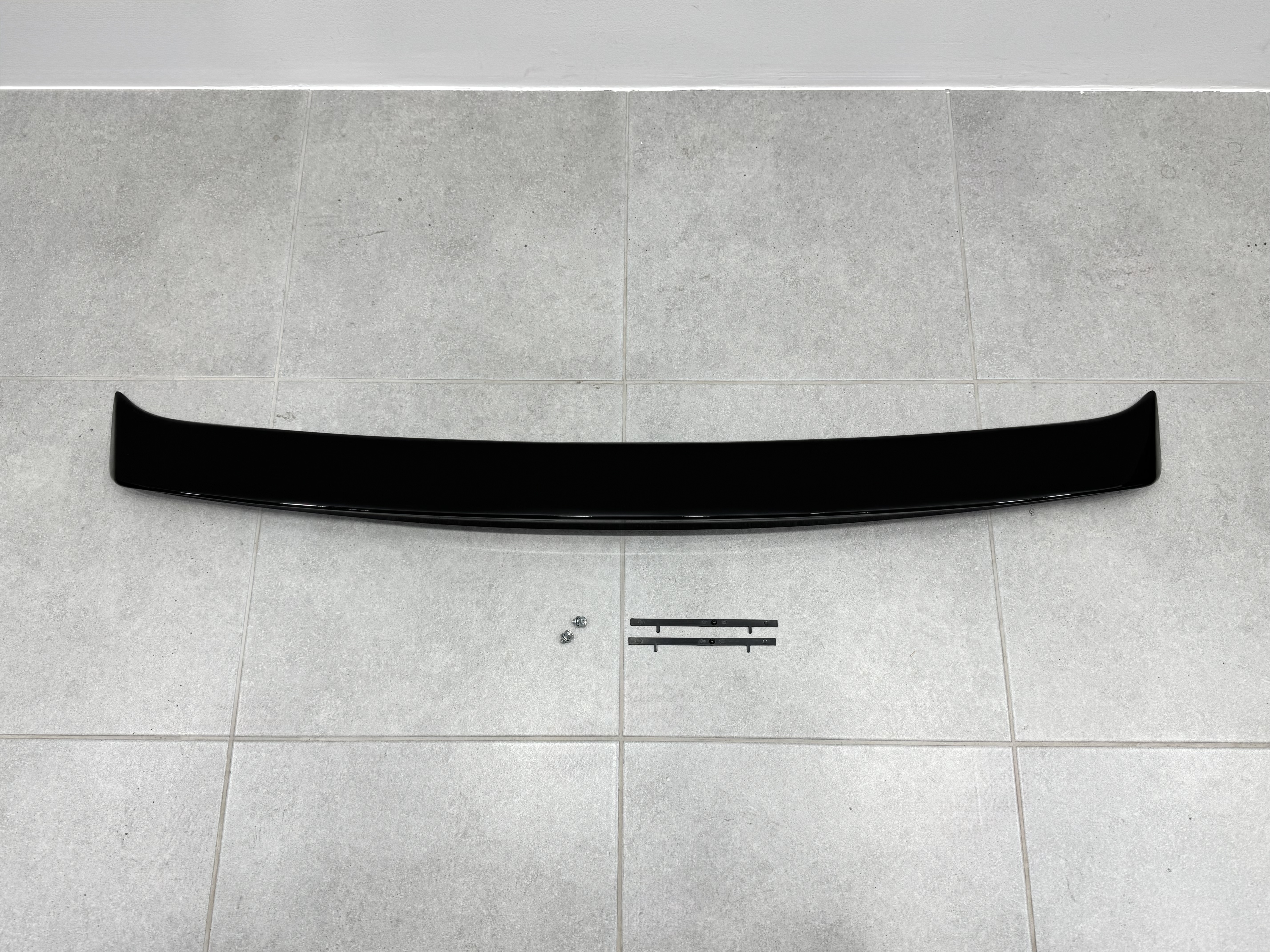 Спойлер ліп на багажник Honda Civic 4D 2006-2011 ABS пластик, колір чорний глянець 6