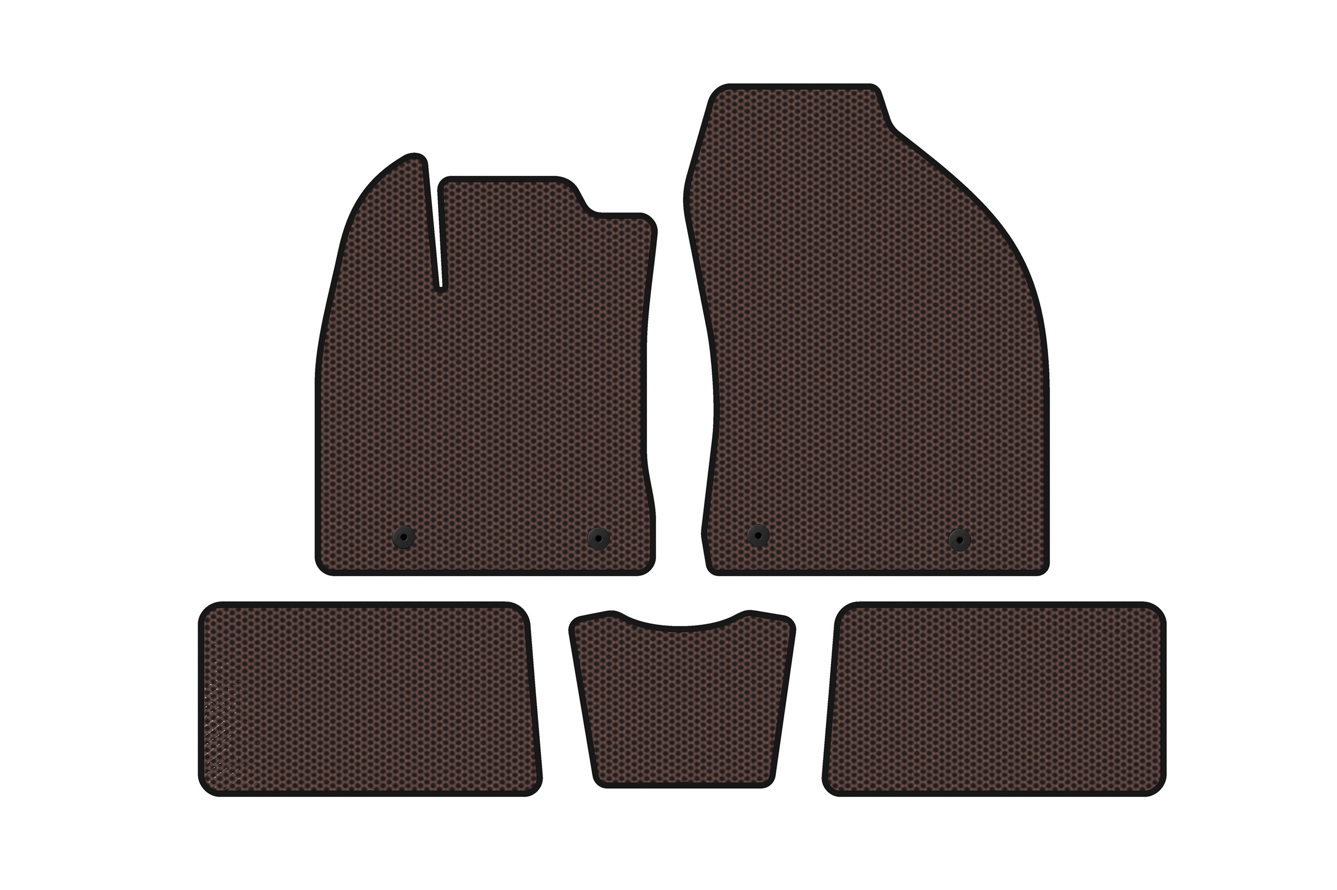 Гумові килимки Carsuit (HB, Гібрид, коричневий)