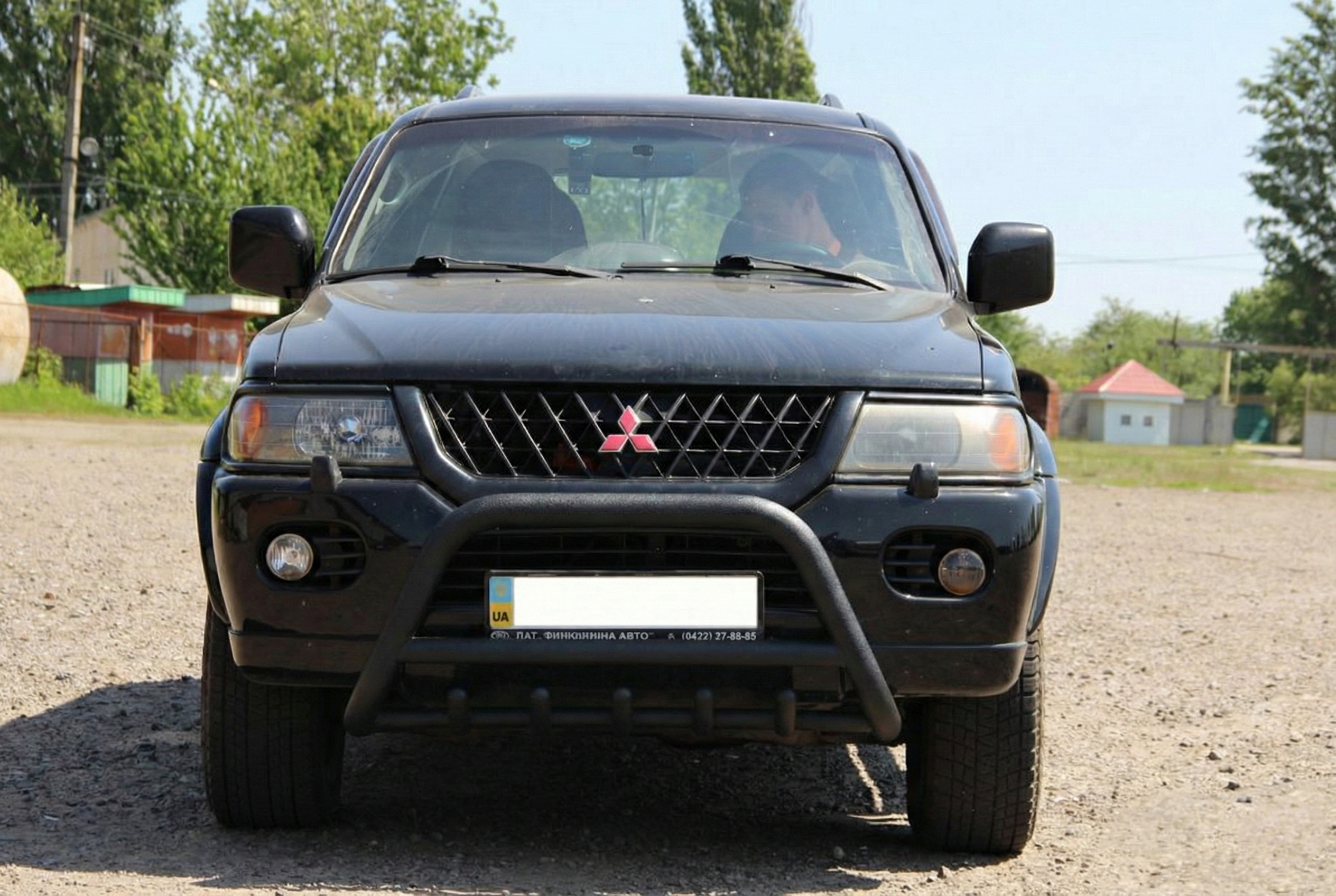 Кенгурятник WT003 Black (нерж) 4