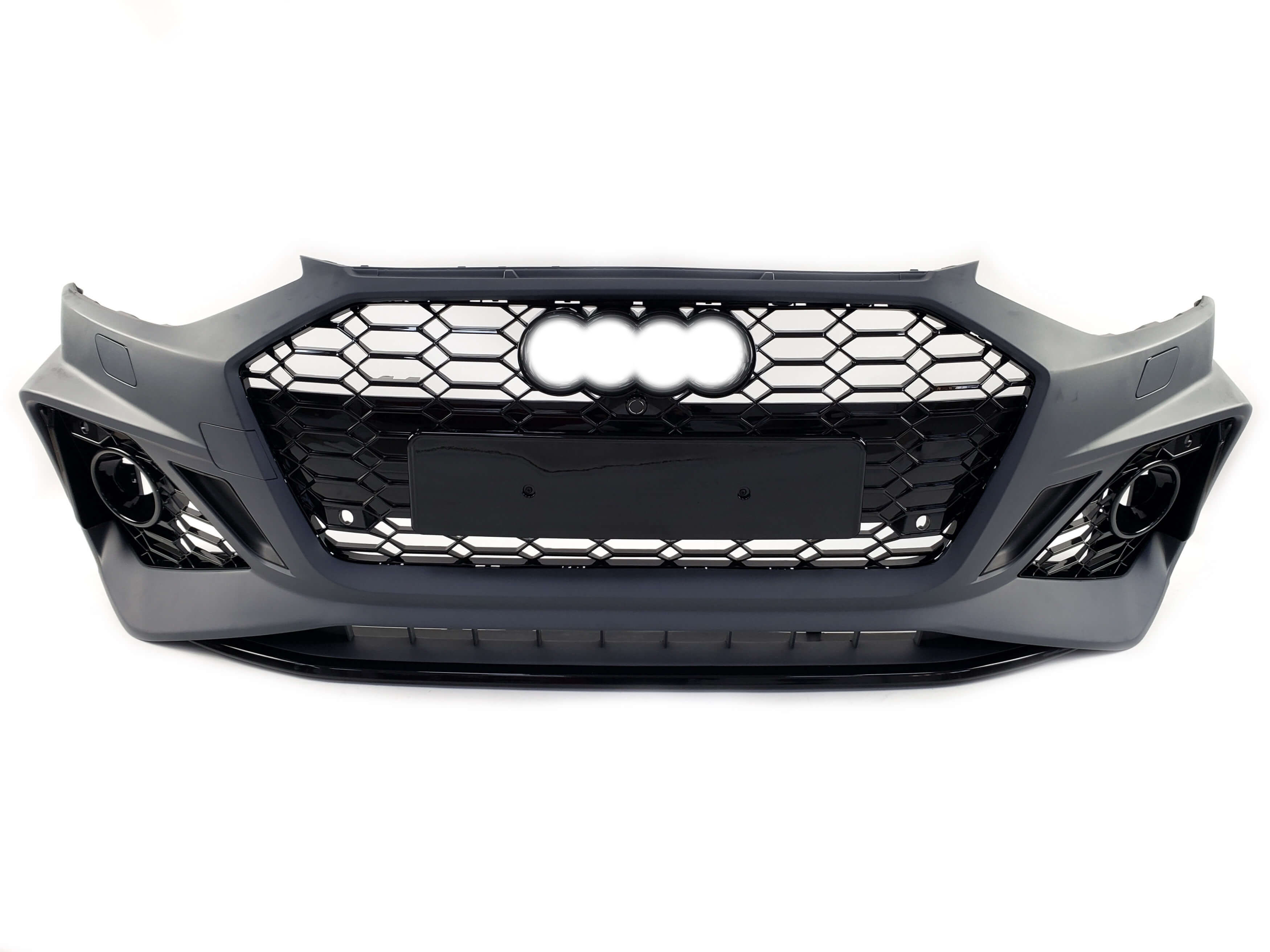 Передній бампер (в стилі RS4) на Audi A4 B9 2019-2023 року 2