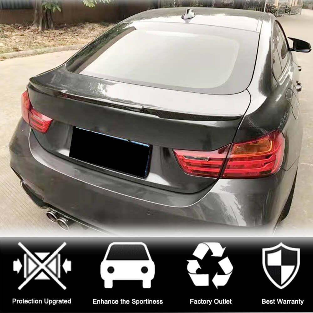 Спойлер кришки багажника Карбон V7 (для F36) 2