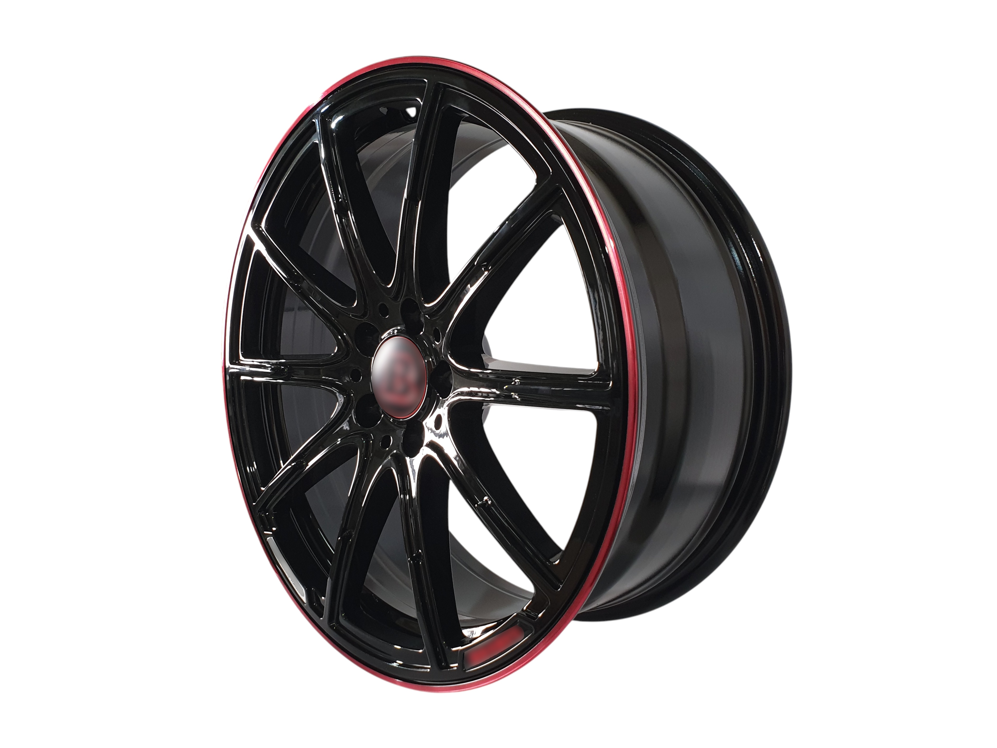 R19 Black Red Lips (різноширокі) на Mercedes-Benz A-Class W176 2012-2015 року 2