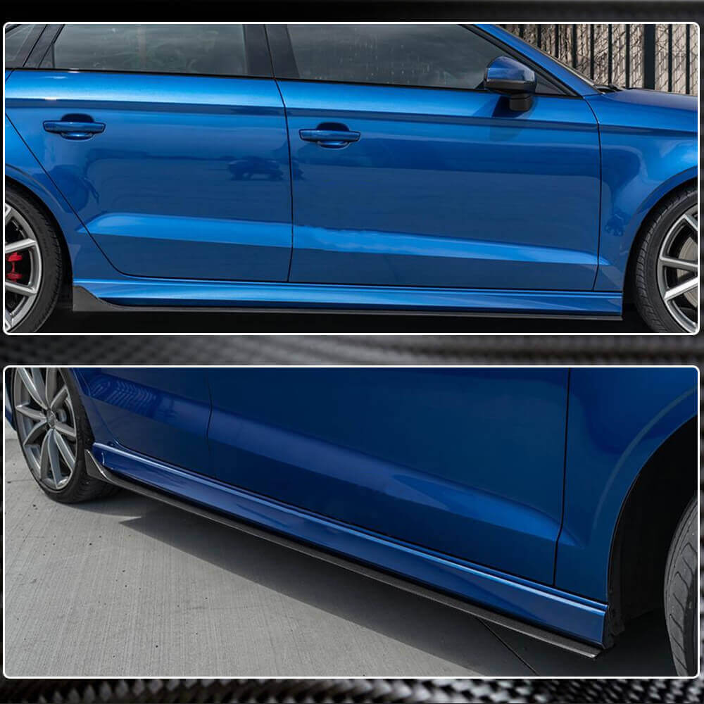 Бокові пороги V2 (для S-Line Sedan, Карбон) 3