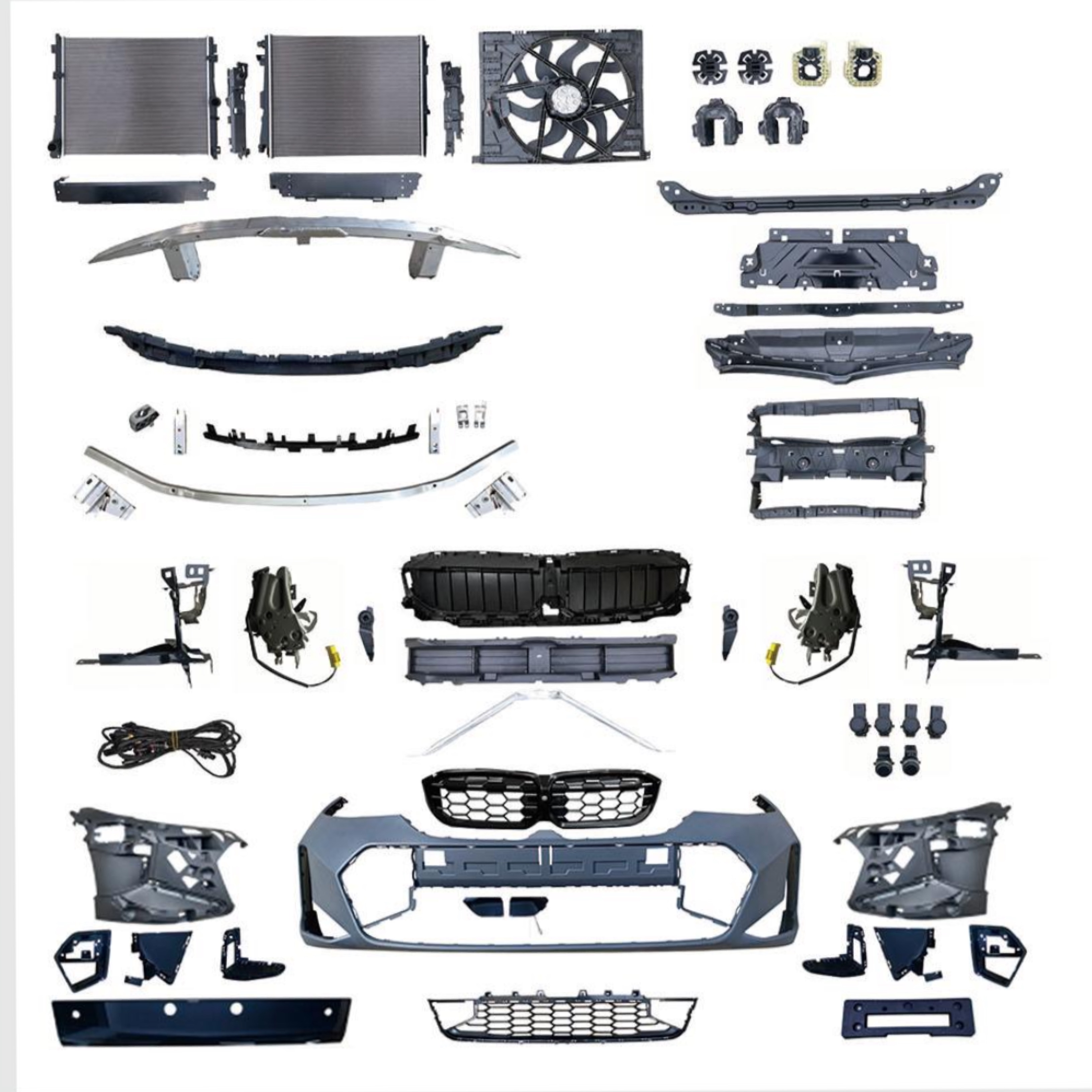 Ноускат морда в зборі M paket BMW 3 series G20 G21 LCI 2022-2.0 500W
