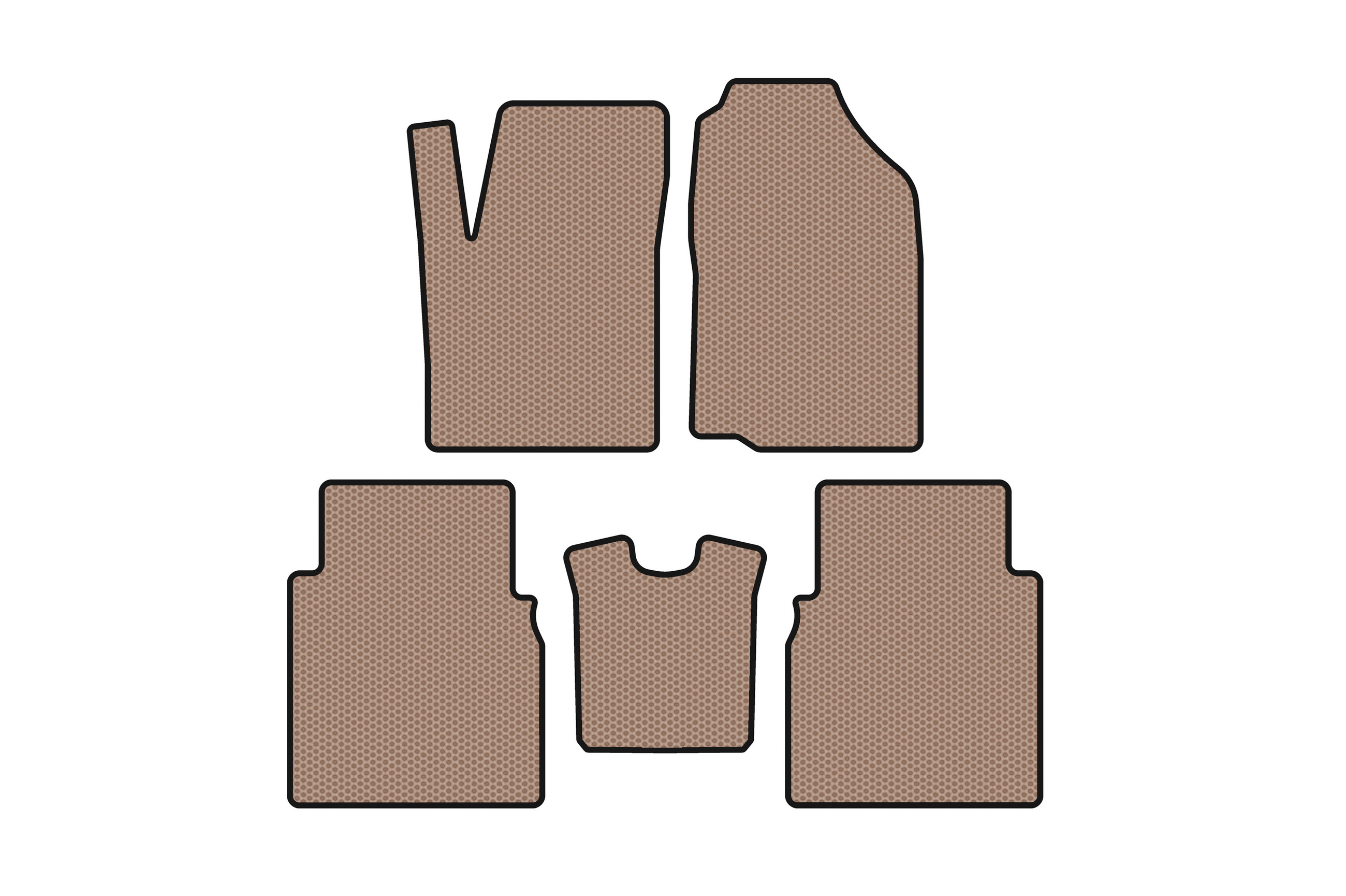 Гумові килимки Carsuit (Бежевий)