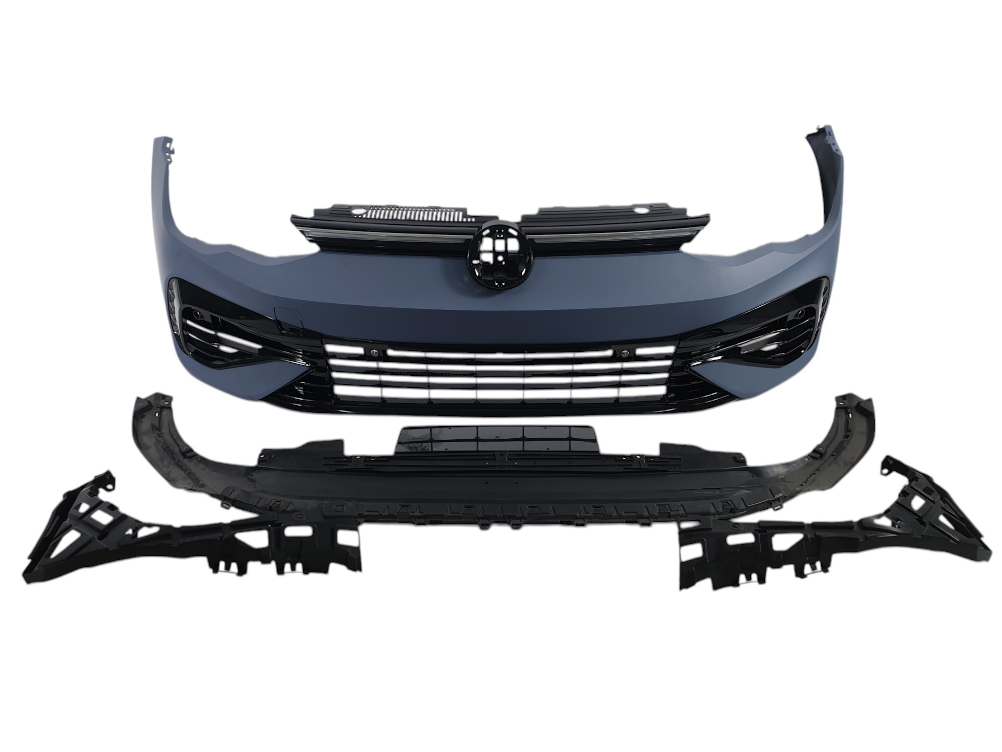 Передній бампер (стиль Golf 8 R) на Volkswagen Golf VIII 2020-2024 року