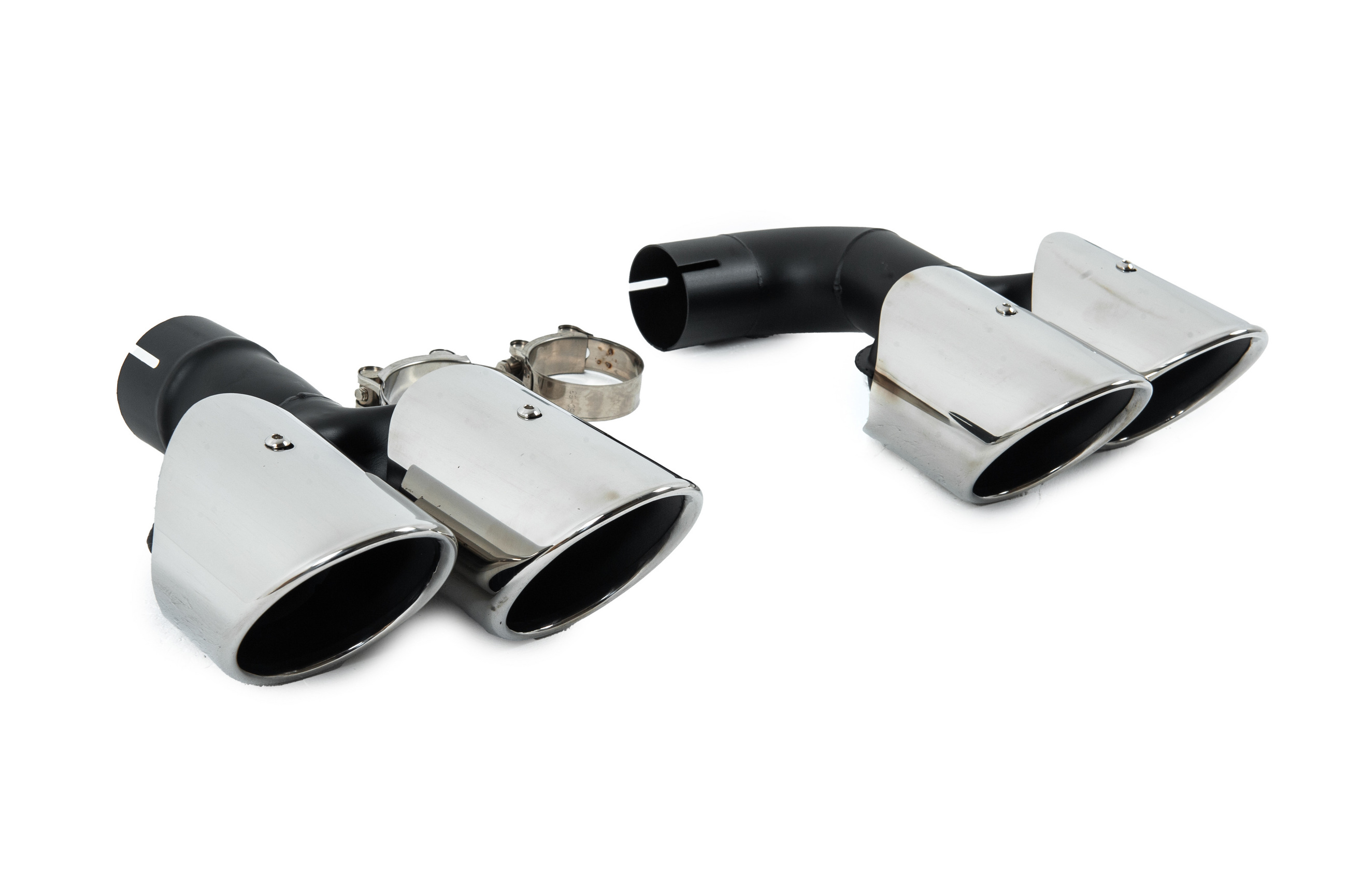 Насадки на глушники Silver в стилі X3M F97 (V1) 3