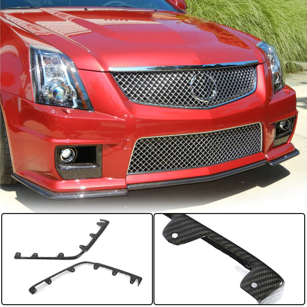 Накладки на передній бампер Flap (для CTS V Coupe, Карбон)