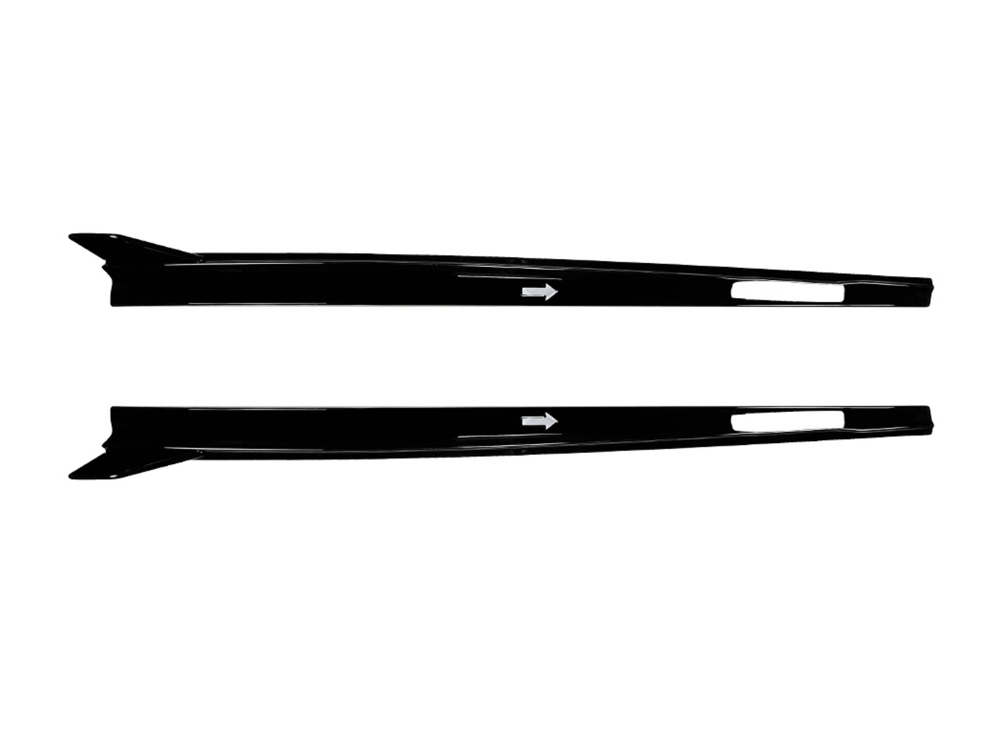 Леза під пороги M-Performance BMW X6 G06 F96 2019 - 2шт. ABS пластик, колір чорний глянець 4