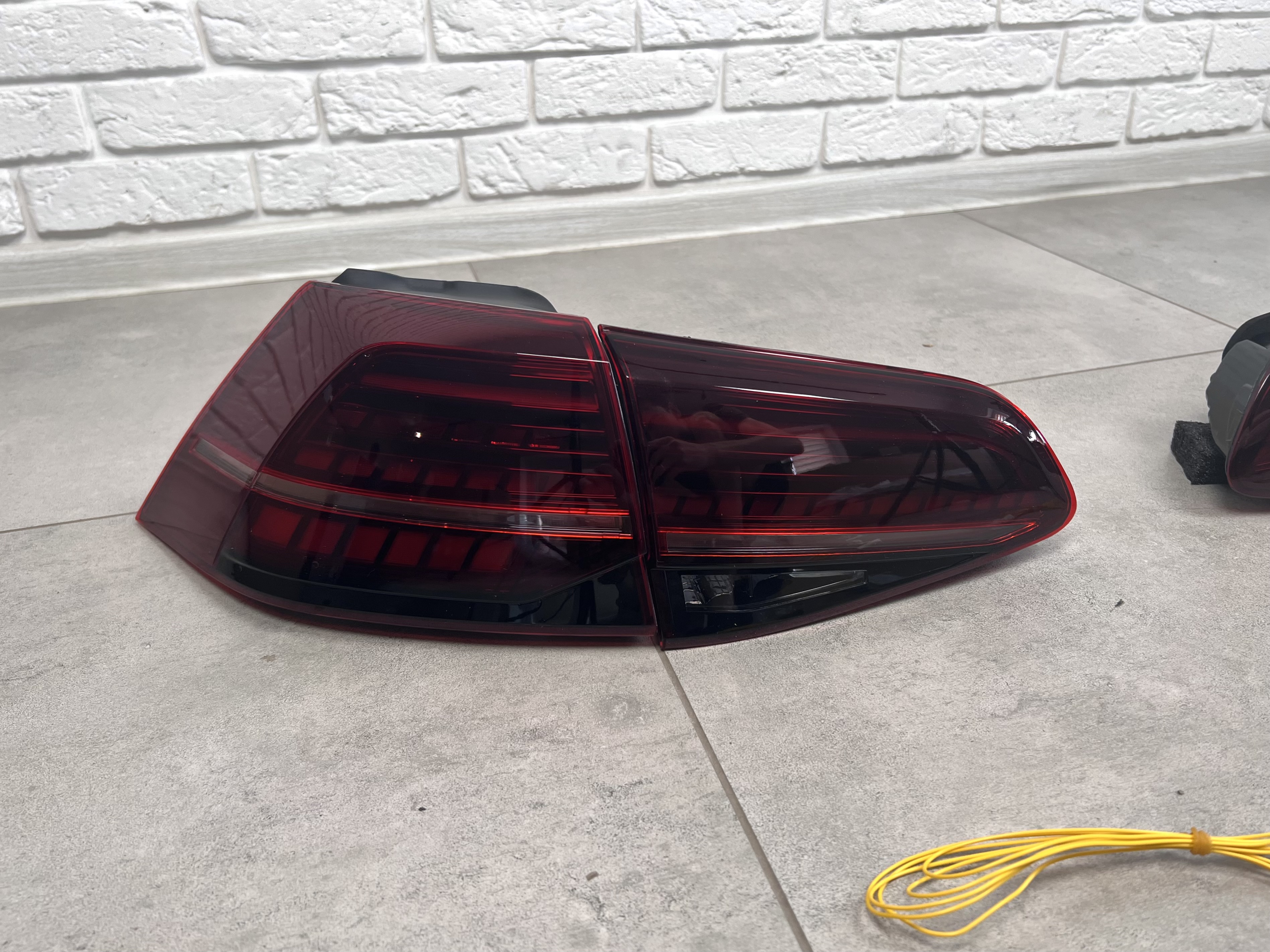 Задні LED ліхтарі стопи Volkswagen Golf 7.5 хетчбек 2017-2021 4