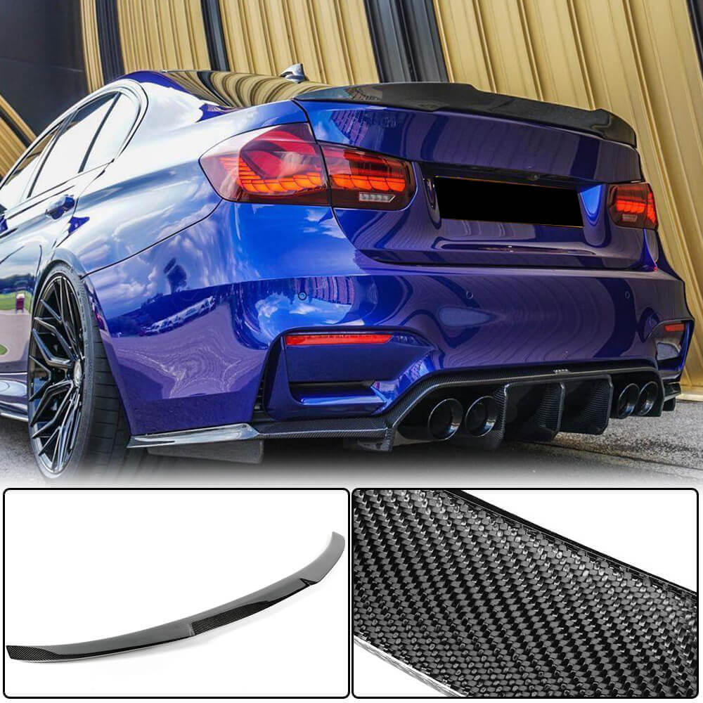 Спойлер M4-Style V3 (для F30/F80, Карбон) 2
