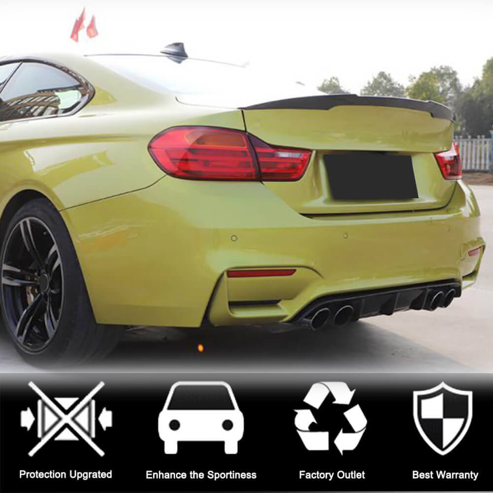 Дифузор заднього бампера V8 (для F80, Карбон) 3