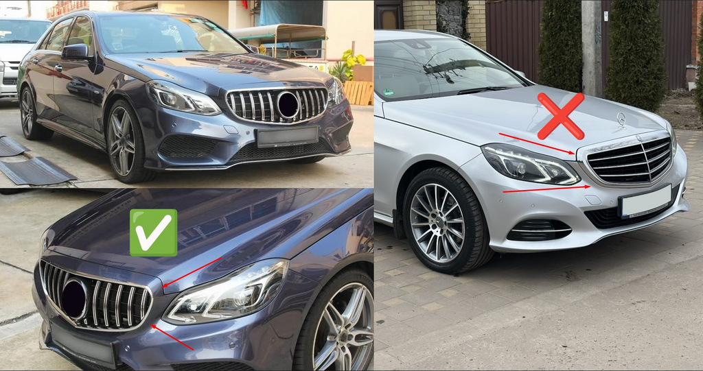 Передня решітка GT Panamericana (для Avantgarde і AMG-Line, 2013-2016) 5