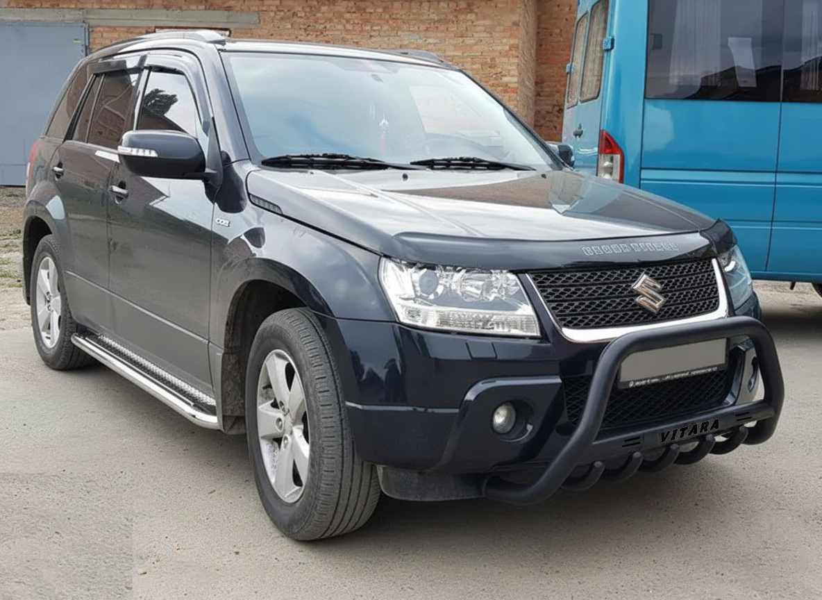 Кенгурятник WT004 Black (нерж) 4