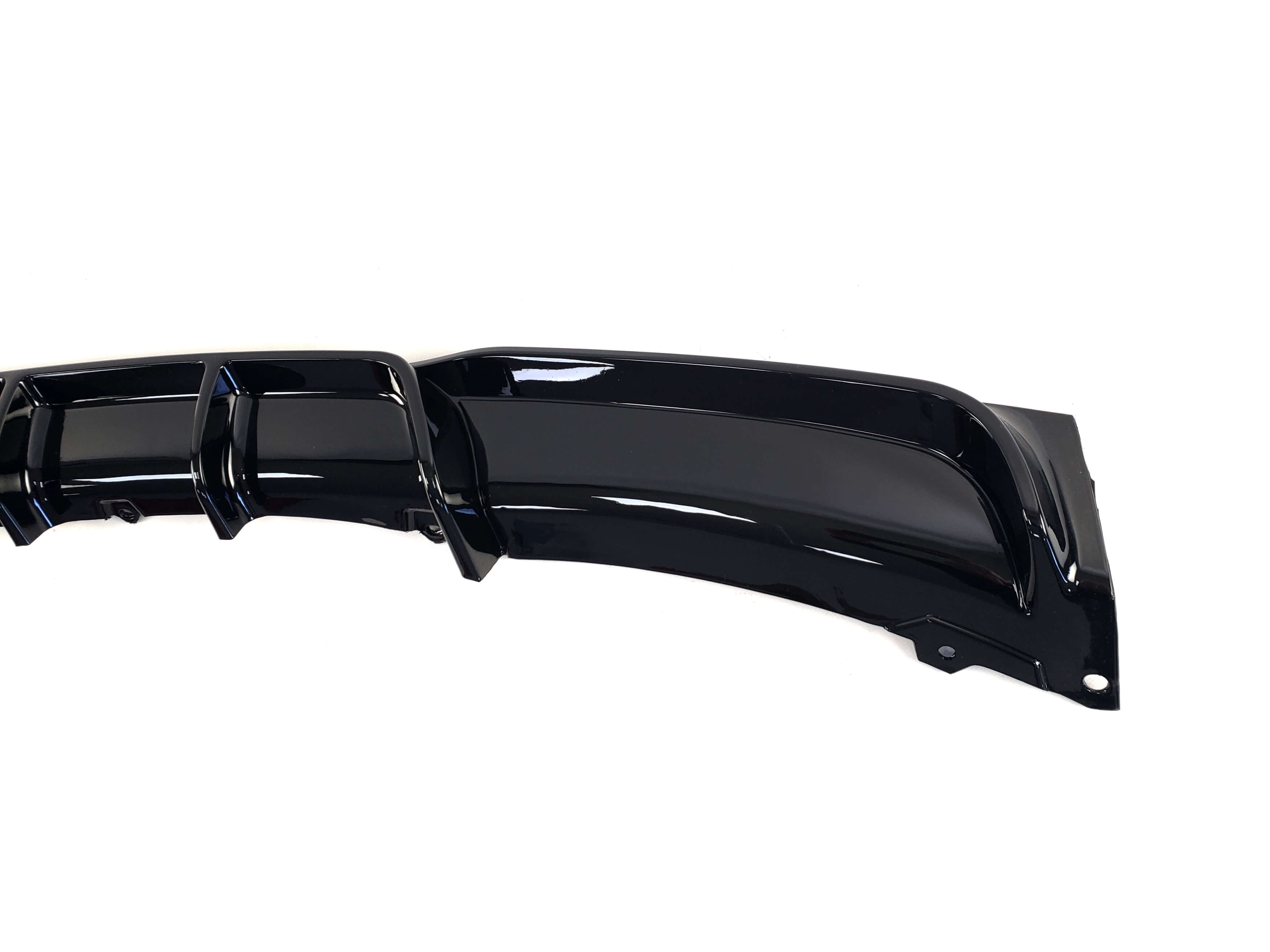 Дифузор (заднього бампера) Чорний глянець (M-Performance) 00--- на BMW 3 Series F30 / F31 2011-2018 року 4