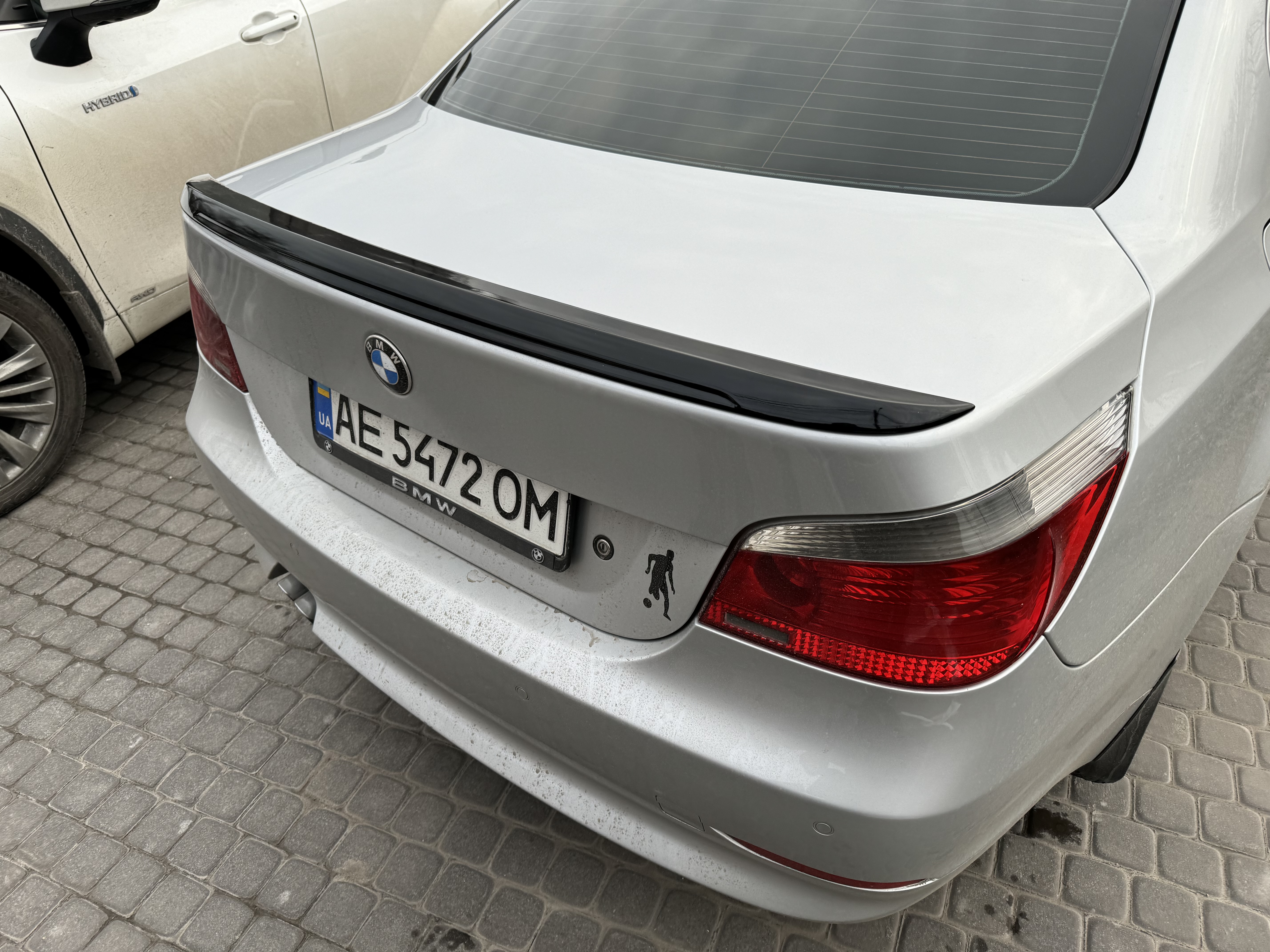 Спойлер ліп багажника BMW series 5 E60 M5 2004-2009 ABS пластик, черний глянець 2