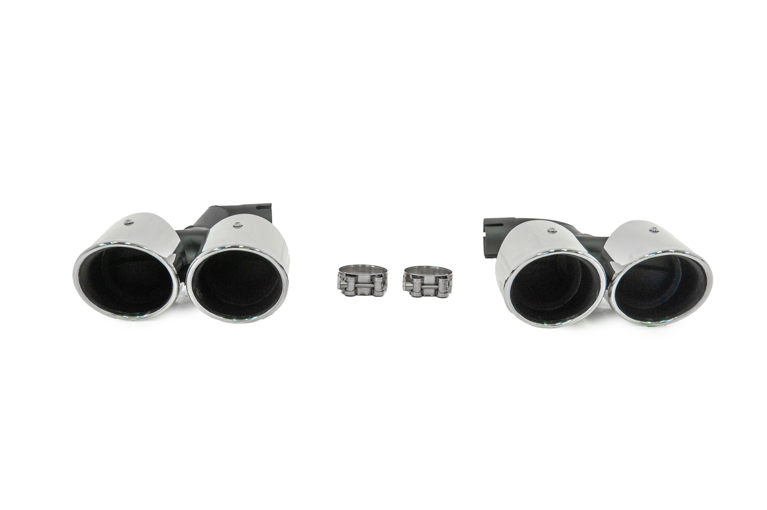 Насадки на глушники Silver в стилі X3M F97 (V2) 2