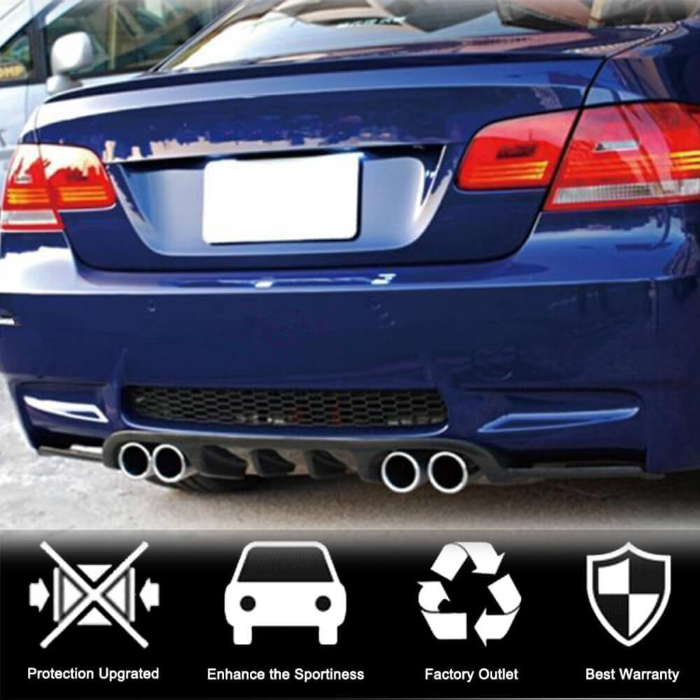 Дифузор заднього бампера Hamann-Style (для M3, Карбон) 2